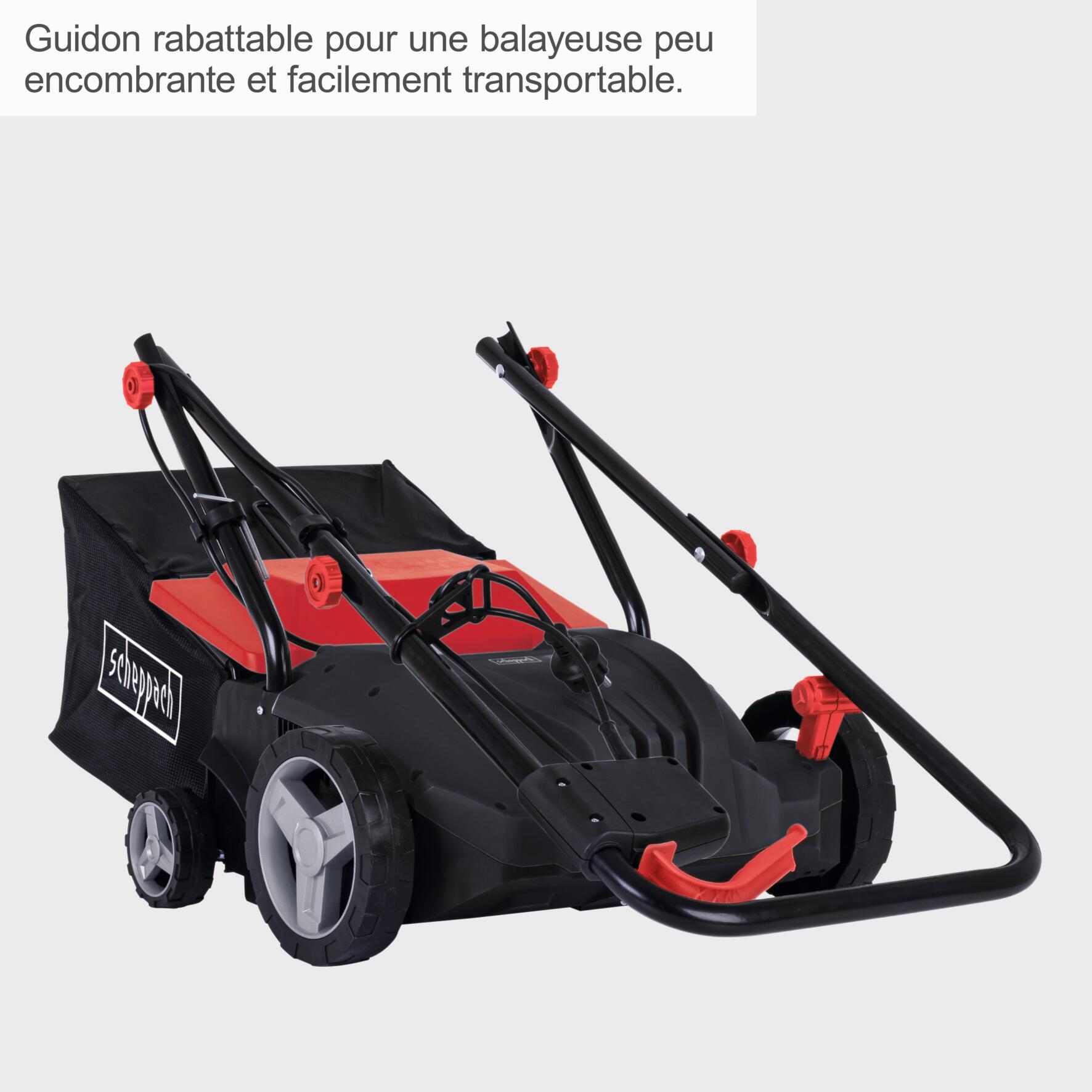 Balayeuse pour gazon artificiel SCHEPPACH ELS1500 320 mm - 3