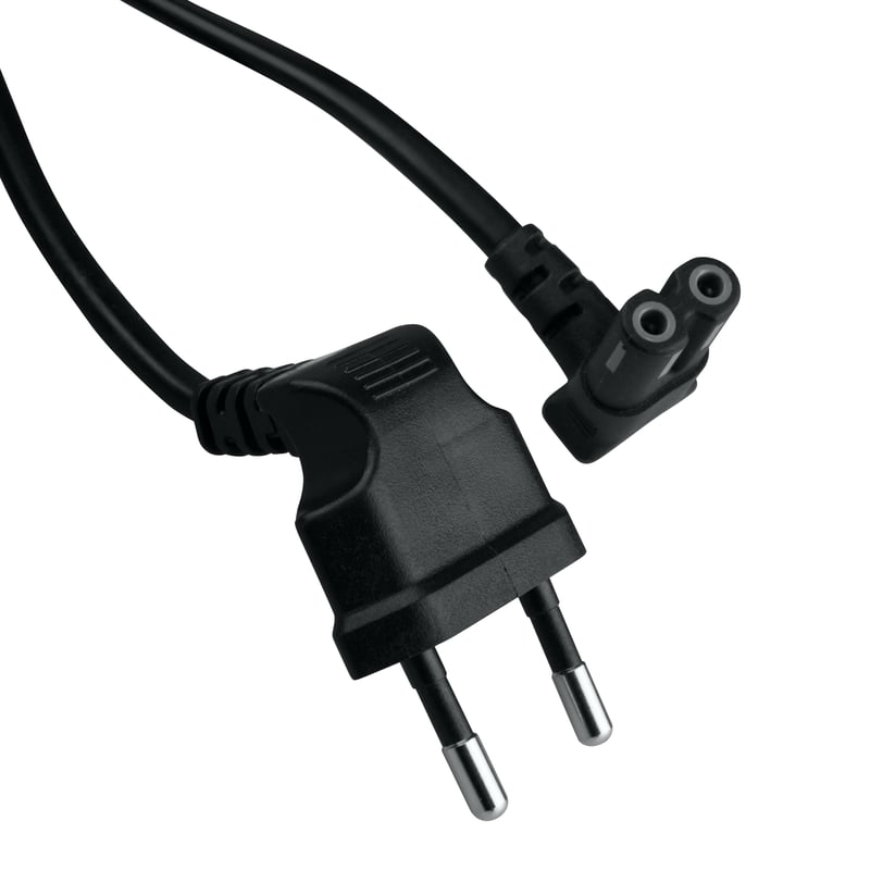 Przewód zasilający kątowy do radia 2m DPM SOLID