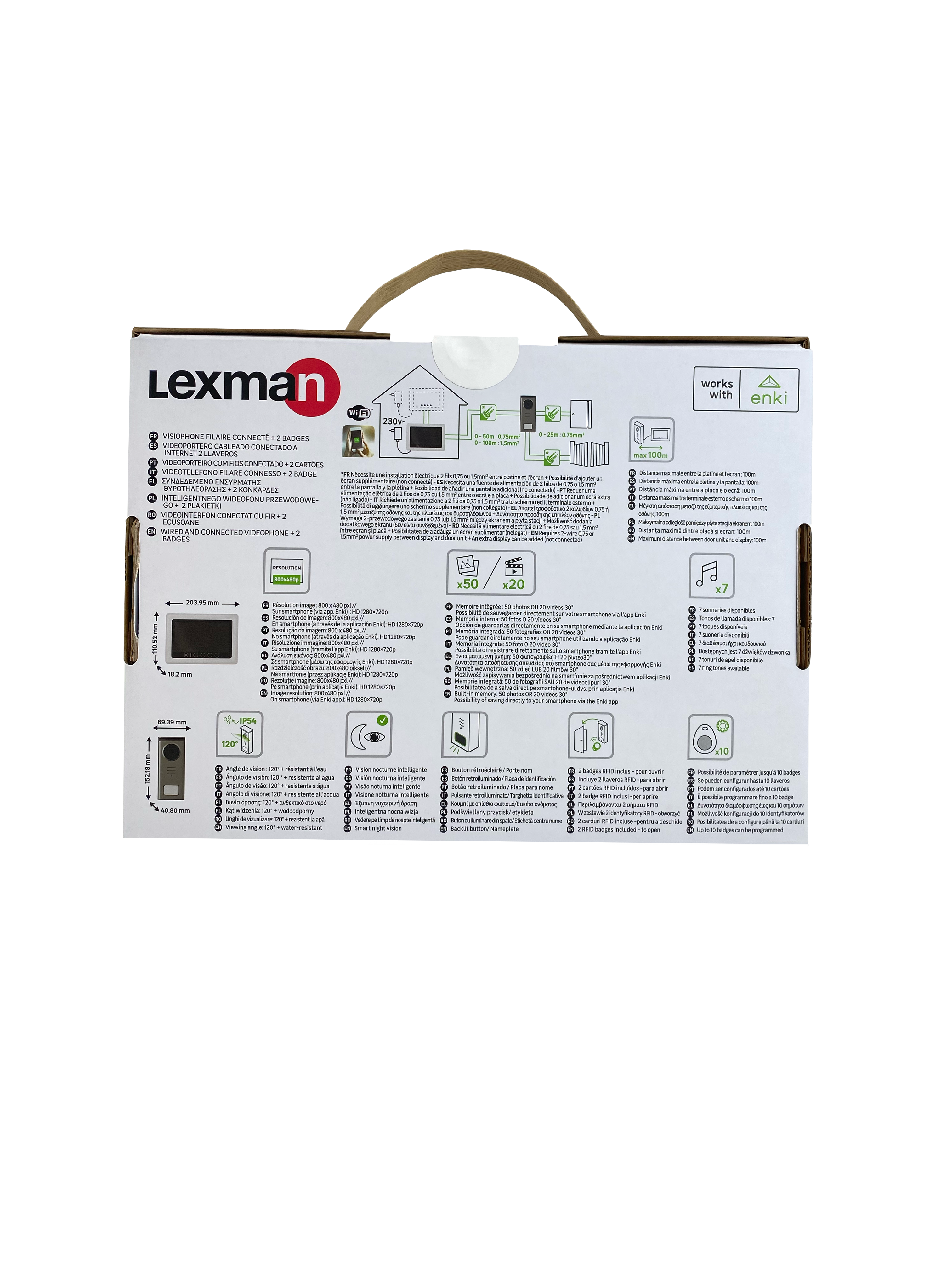 Wideodomofon Lex Connected Enki 7