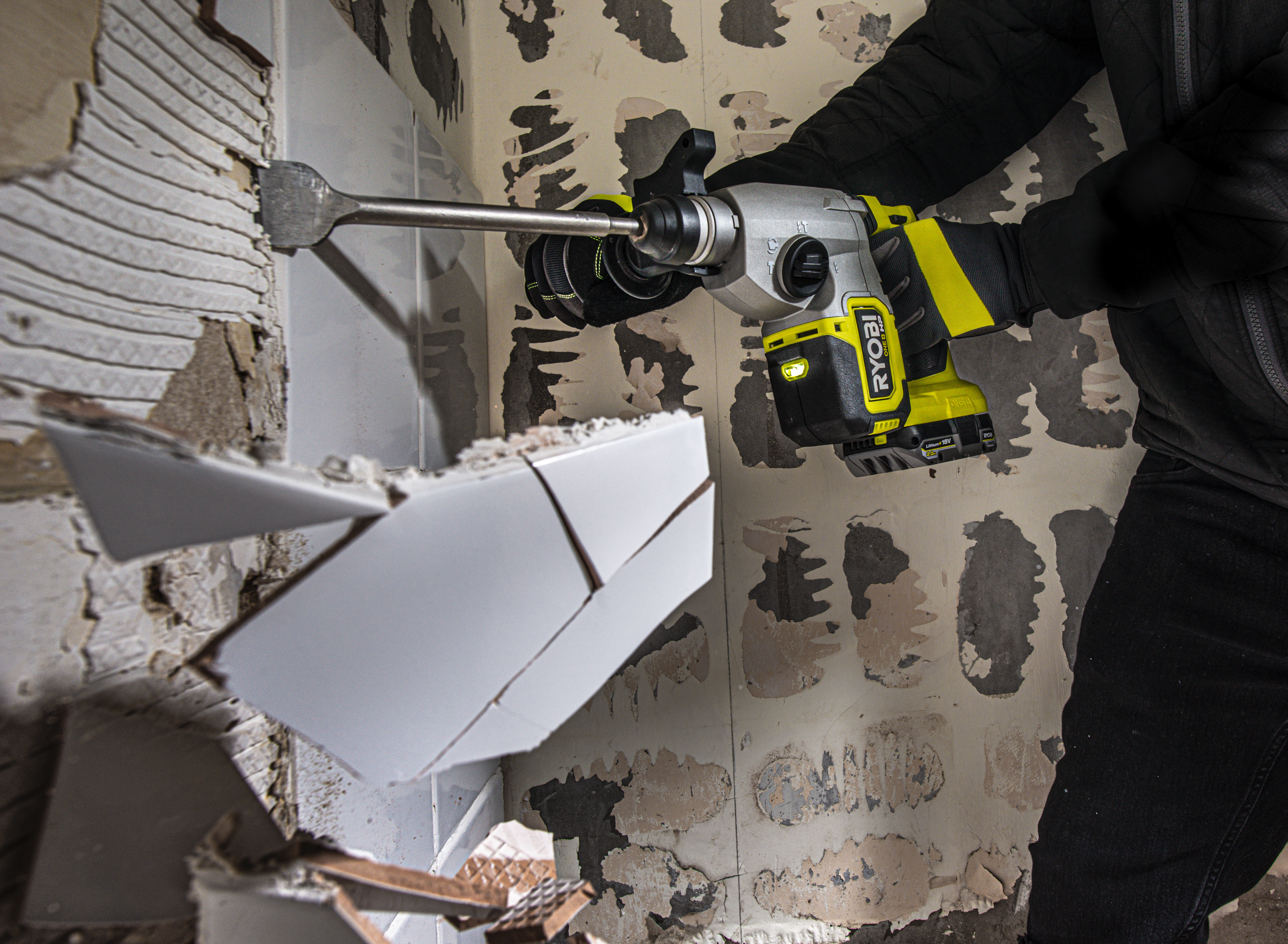Młotowiertarka udarowa bezprzewodowa 18V RSDS18X-0 RYOBI ONE+ - 2