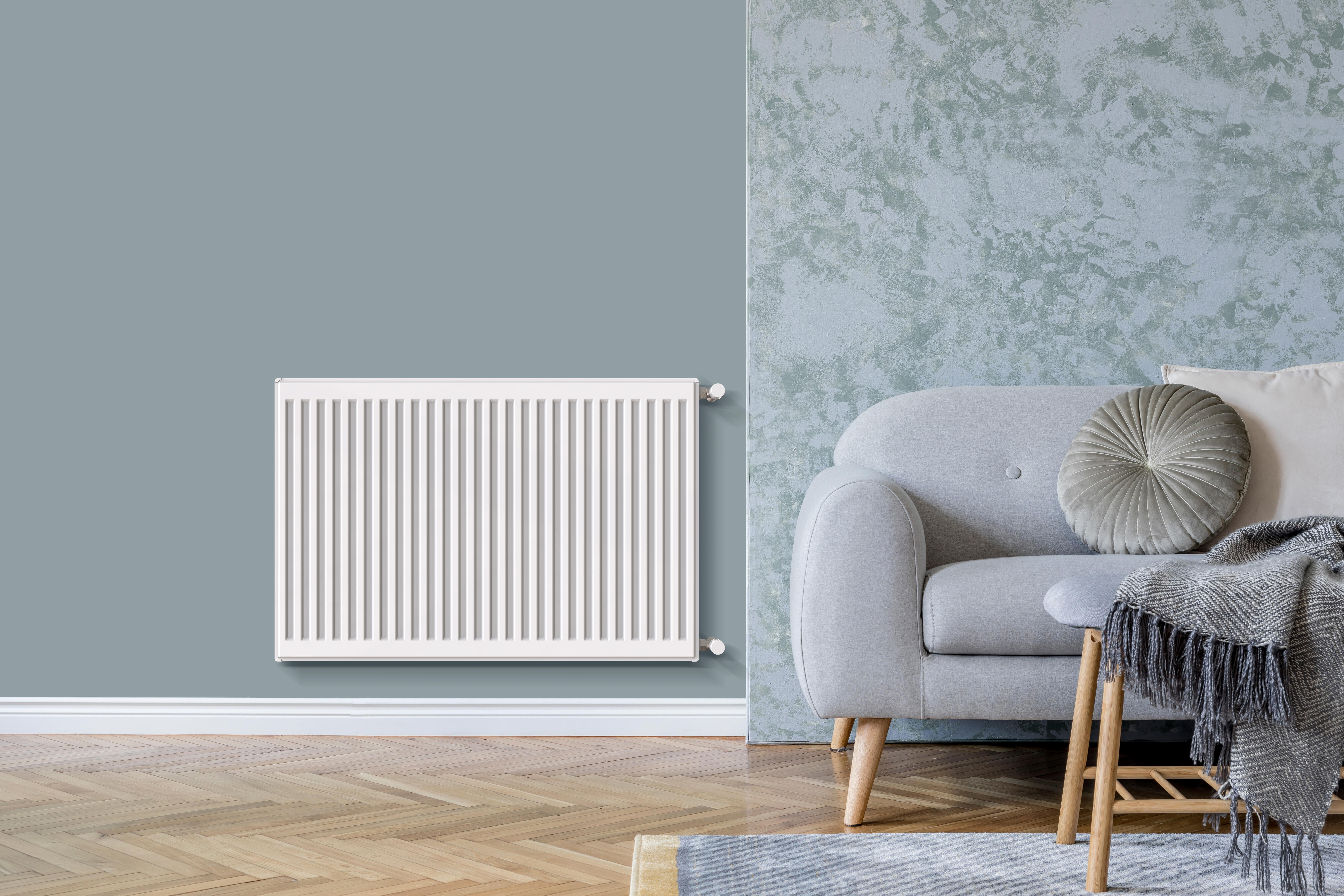 Radiateur eau chaude 1448W, l.90xH.60 cm Easy DE'LONGHI horizontal blanc - 2