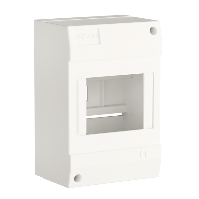 Tableau électrique nu LEXMAN 1 rangée 4 modules