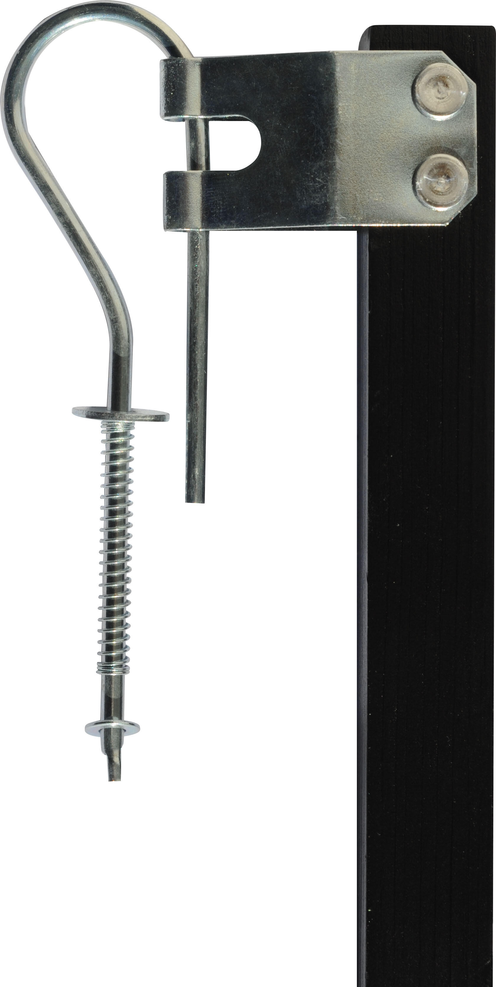 Barrière extensible animaux bois noir, L.60-110 cm, NORDLINGER - 2
