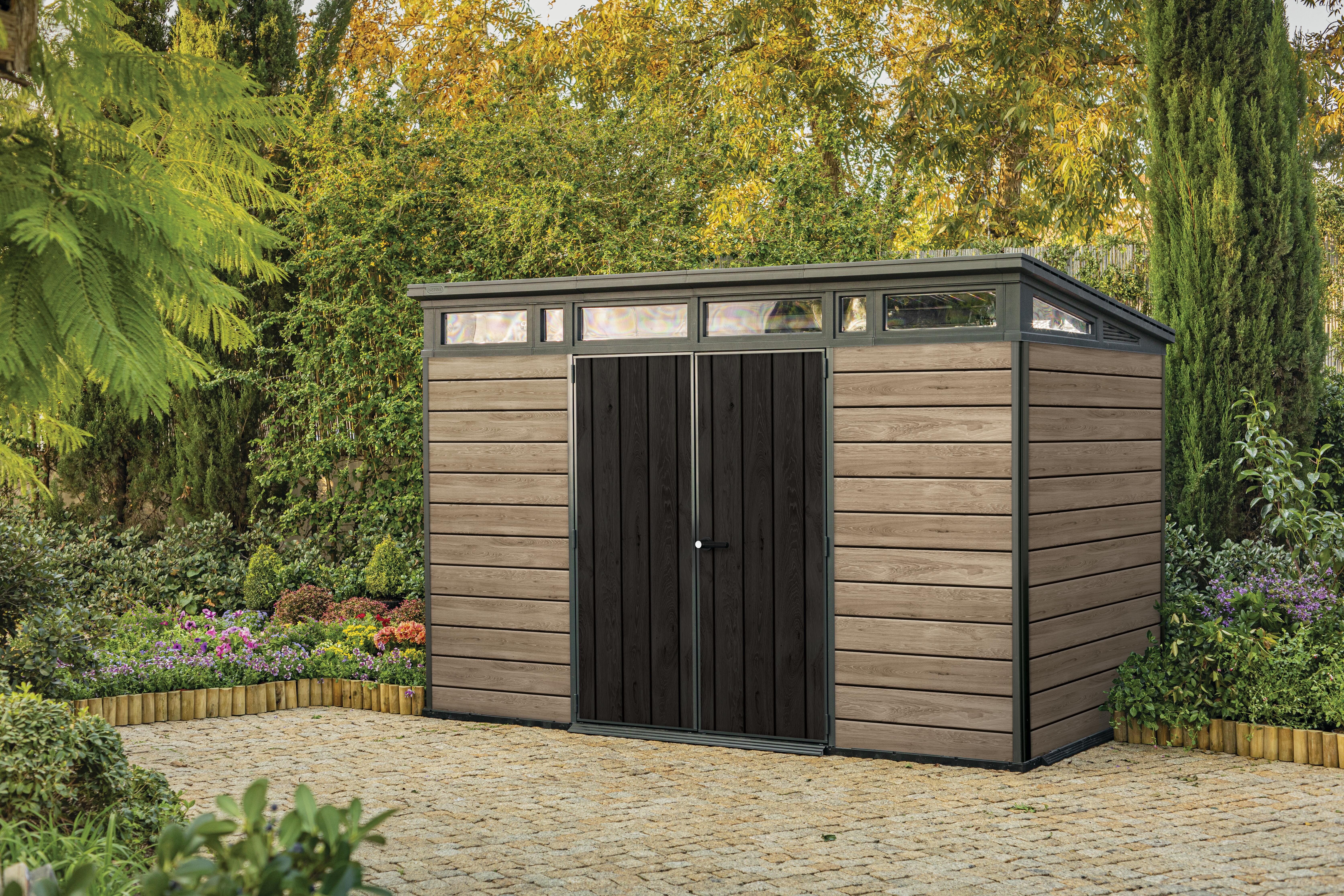 Abri de jardin résine KETER Signature Ep.20 mm, 7.4 m² - 2