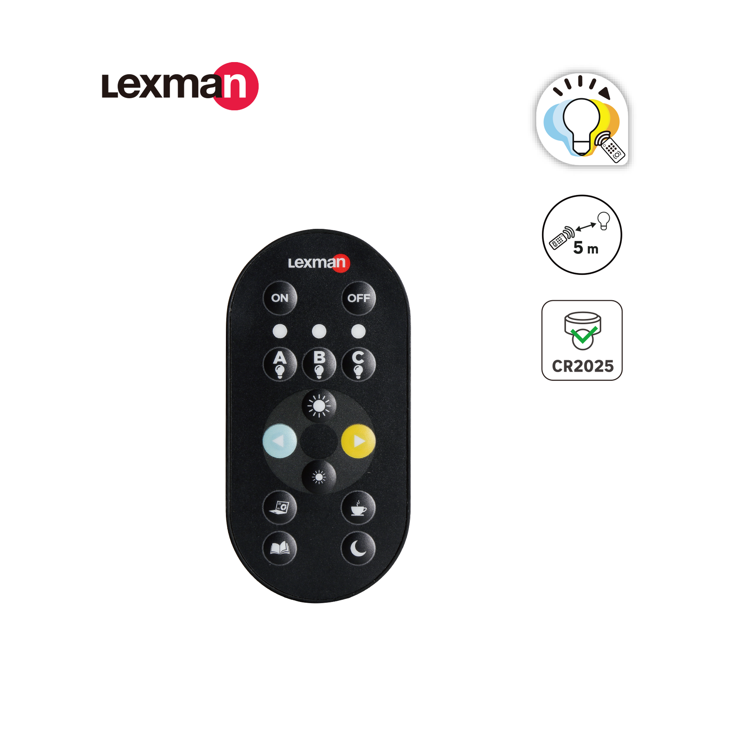 Télécommande pour ampoules télécommandées LEXMAN - 2