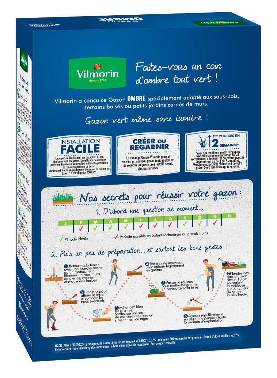 Gazon Ombre VILMORIN 10 m² - 2