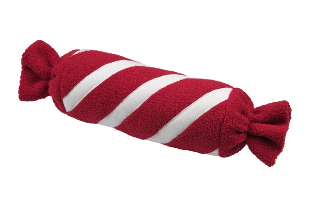 Cuscino Lucien rosso/bianco 13 x 54 cm