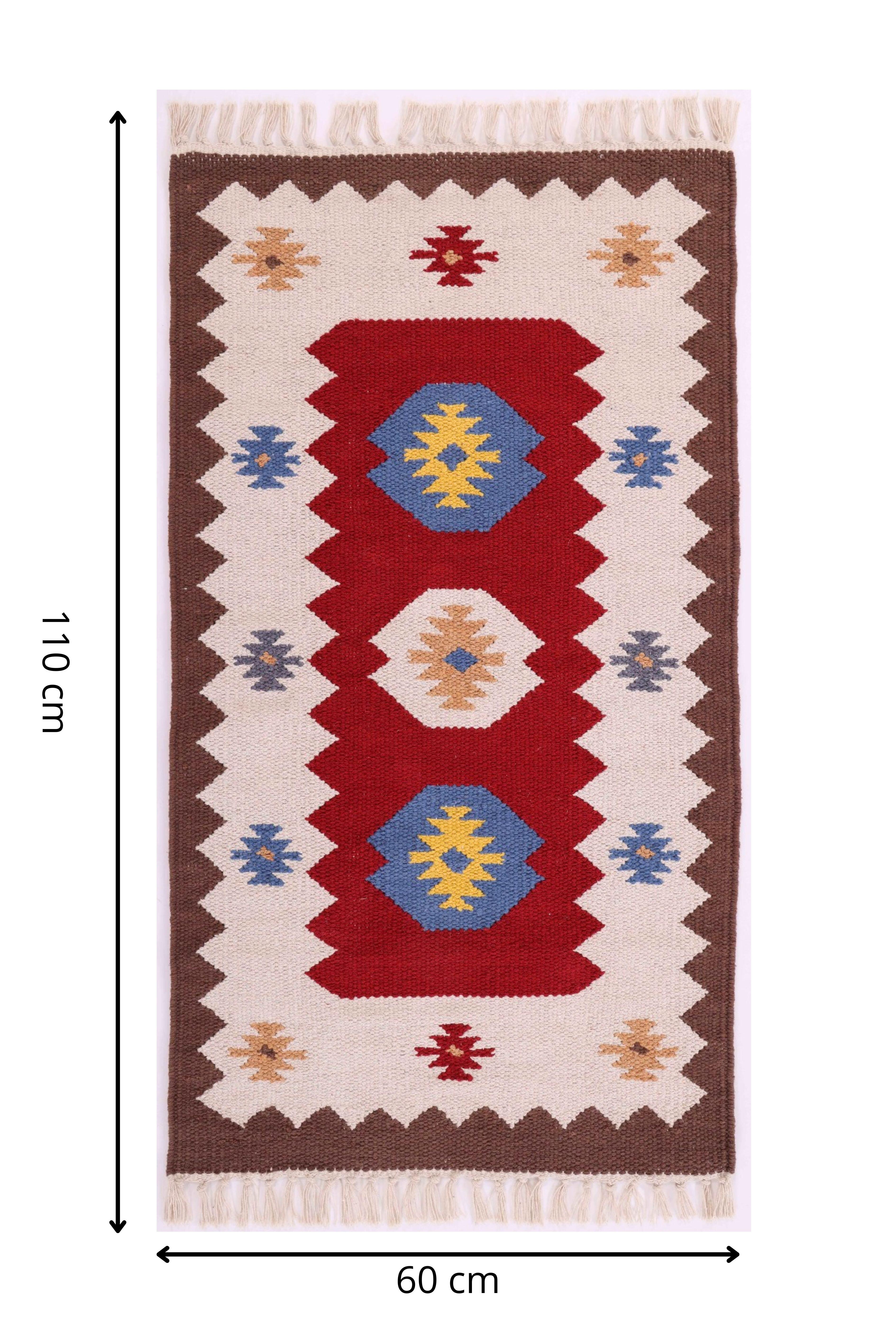 Tapete Kilim Kaysary 110 x 170 cm  algodão - 8
