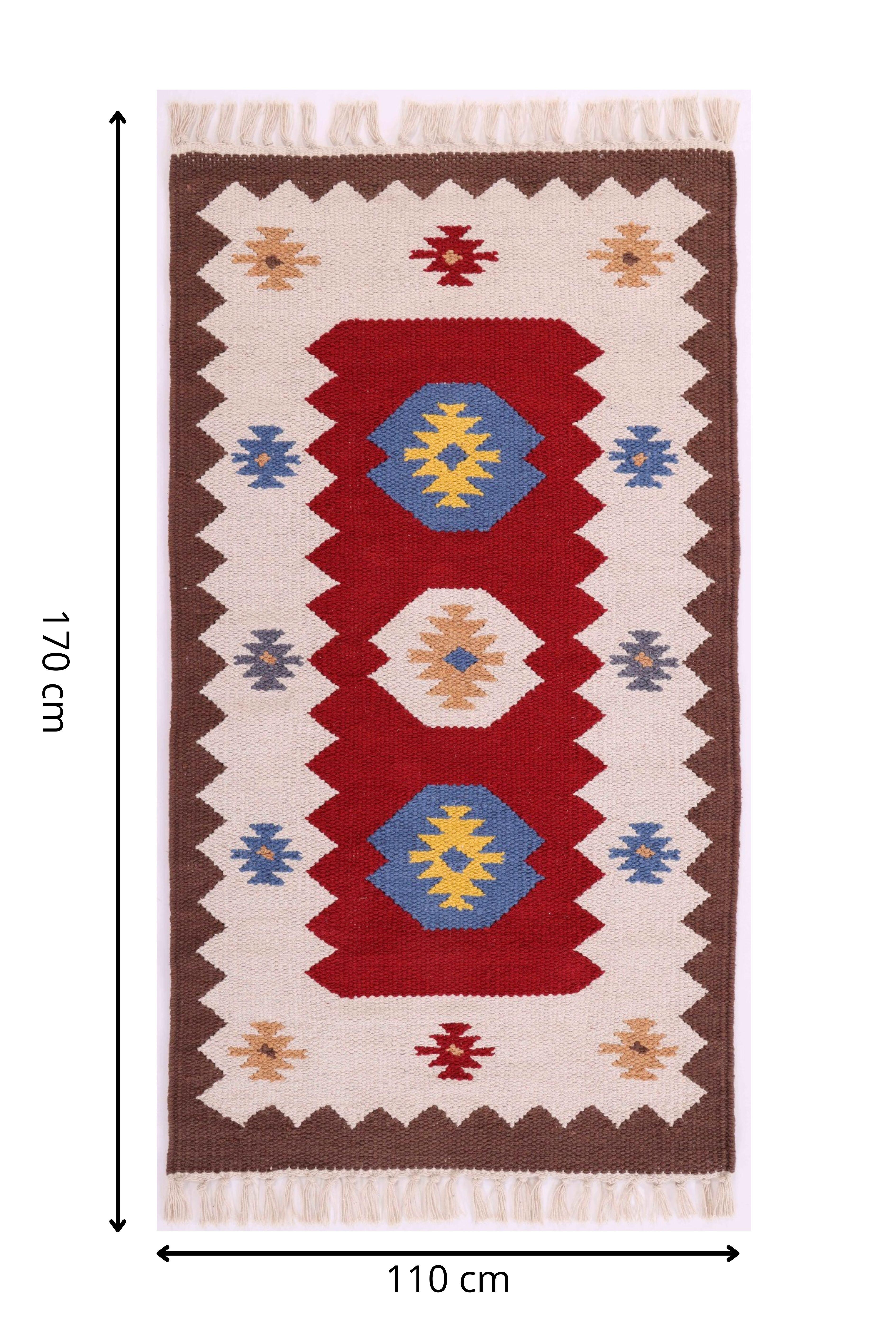 Tapete Kilim Kaysary 110 x 170 cm  algodão - 7