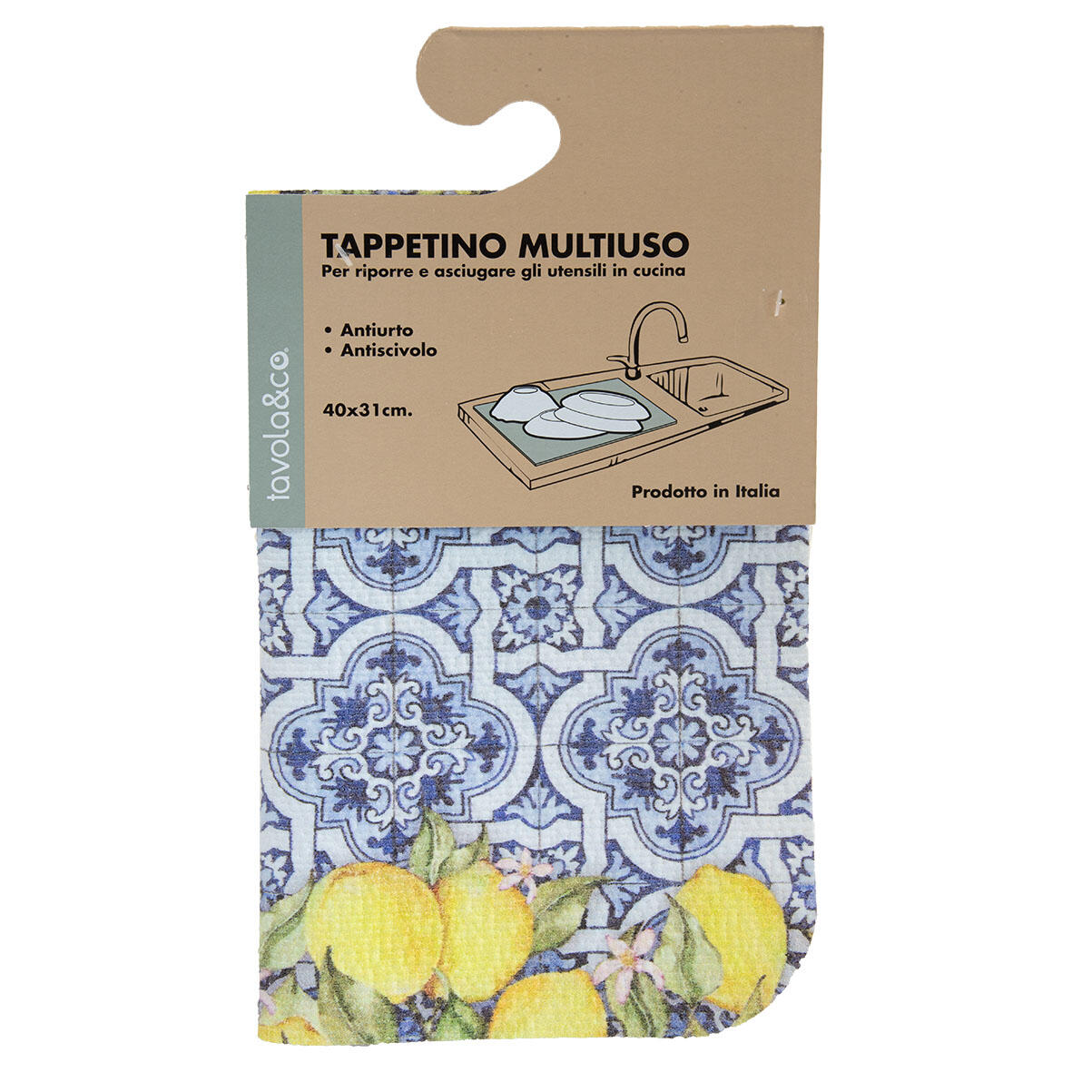 Tappetino Protettivo Per Lavello - 30x40 Cm, Nero, 2 Pezzi, Tagliabile