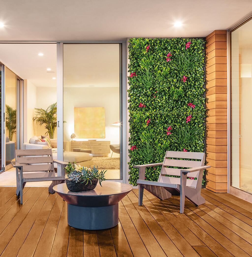 Jardín vertical villa 1x1m