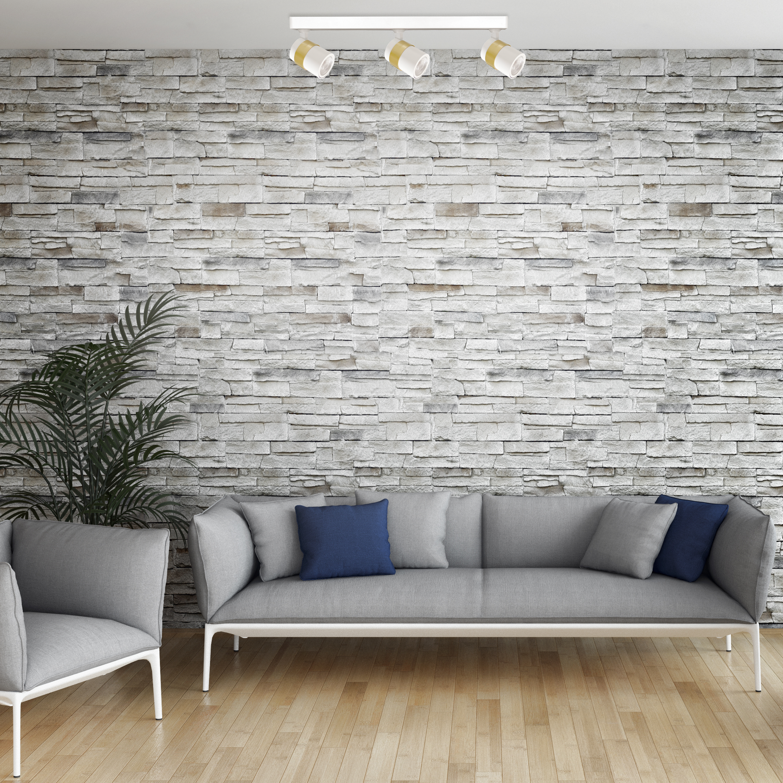 Listwa reflektorowa Anillo biała 3 x GU10 Light Prestige - 2