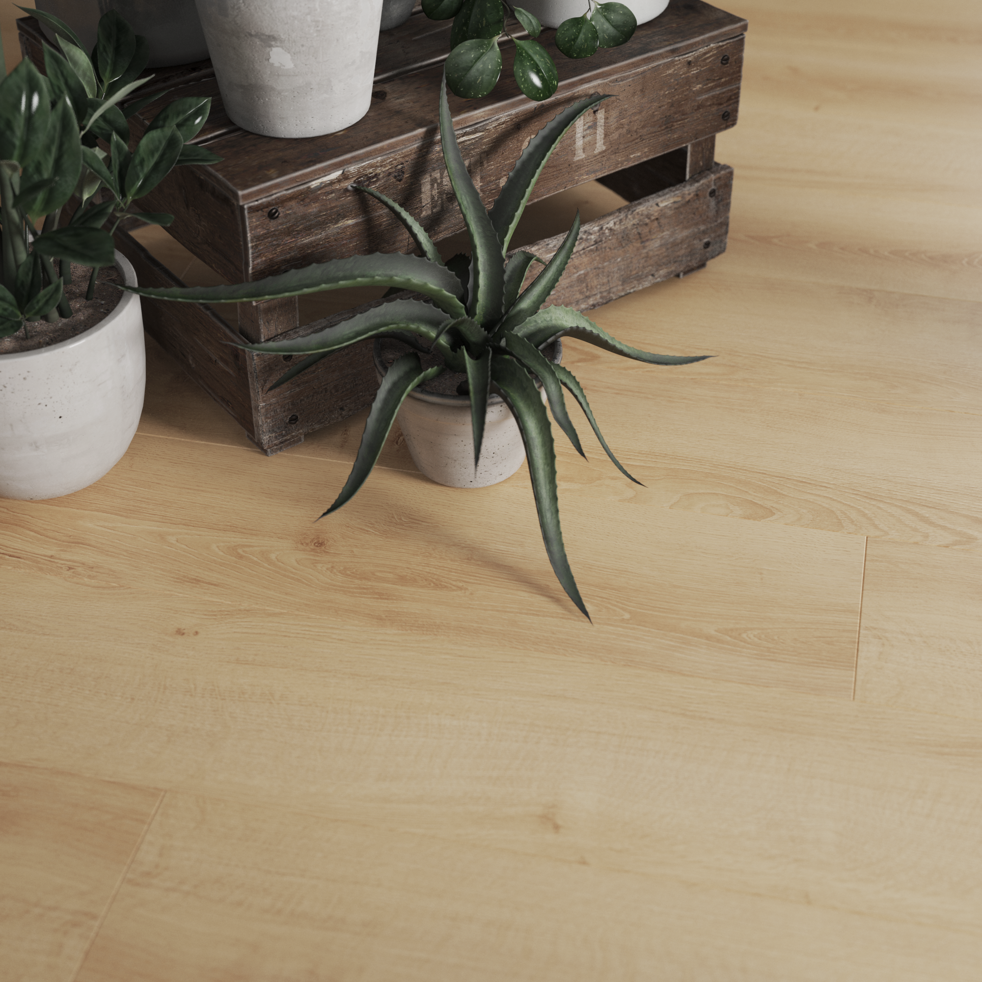 Panele podłogowe laminowane wodoodporne AC5 10 mm Artens Weenen naturalne drewno - 24