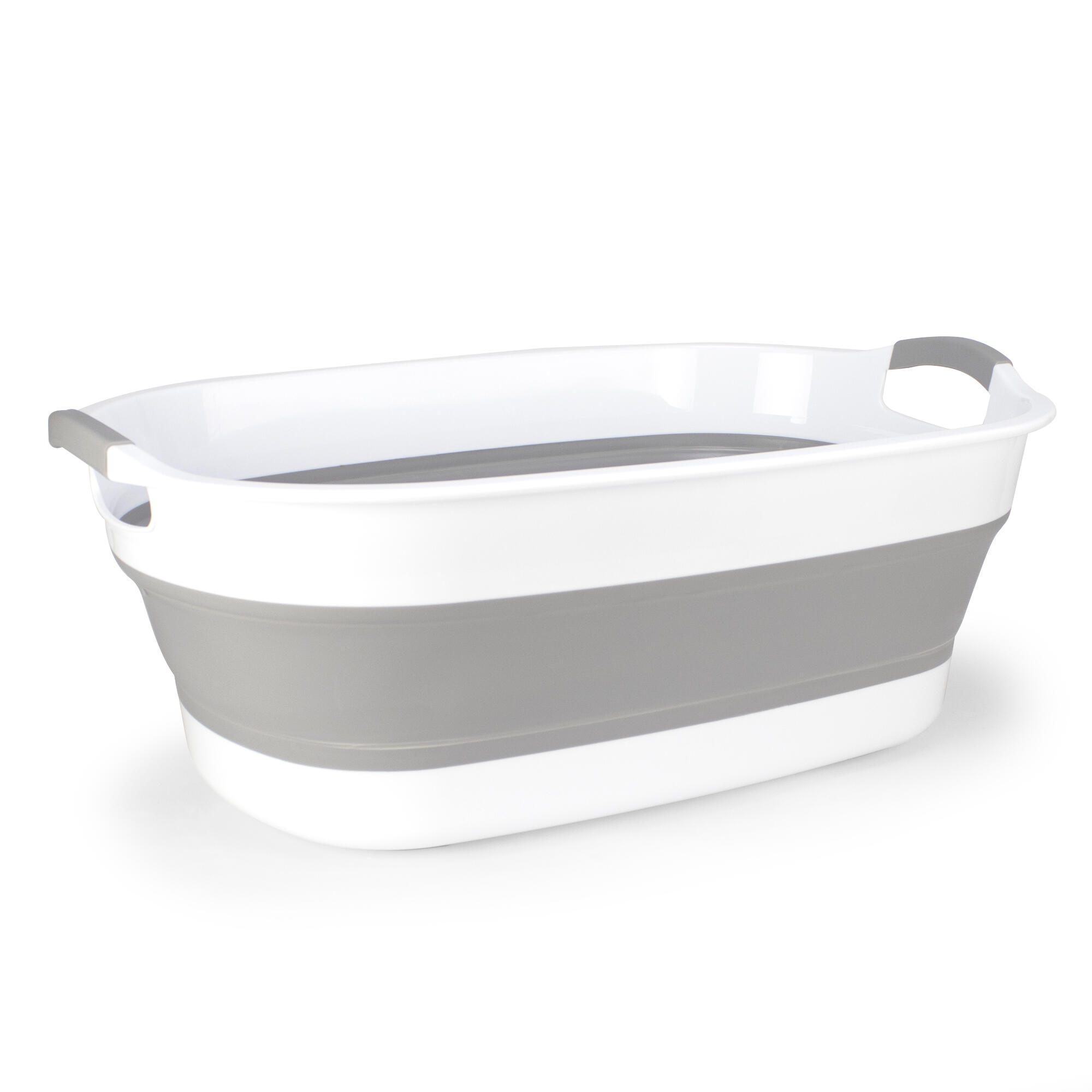Cesto de ropa flex blanco 30 l