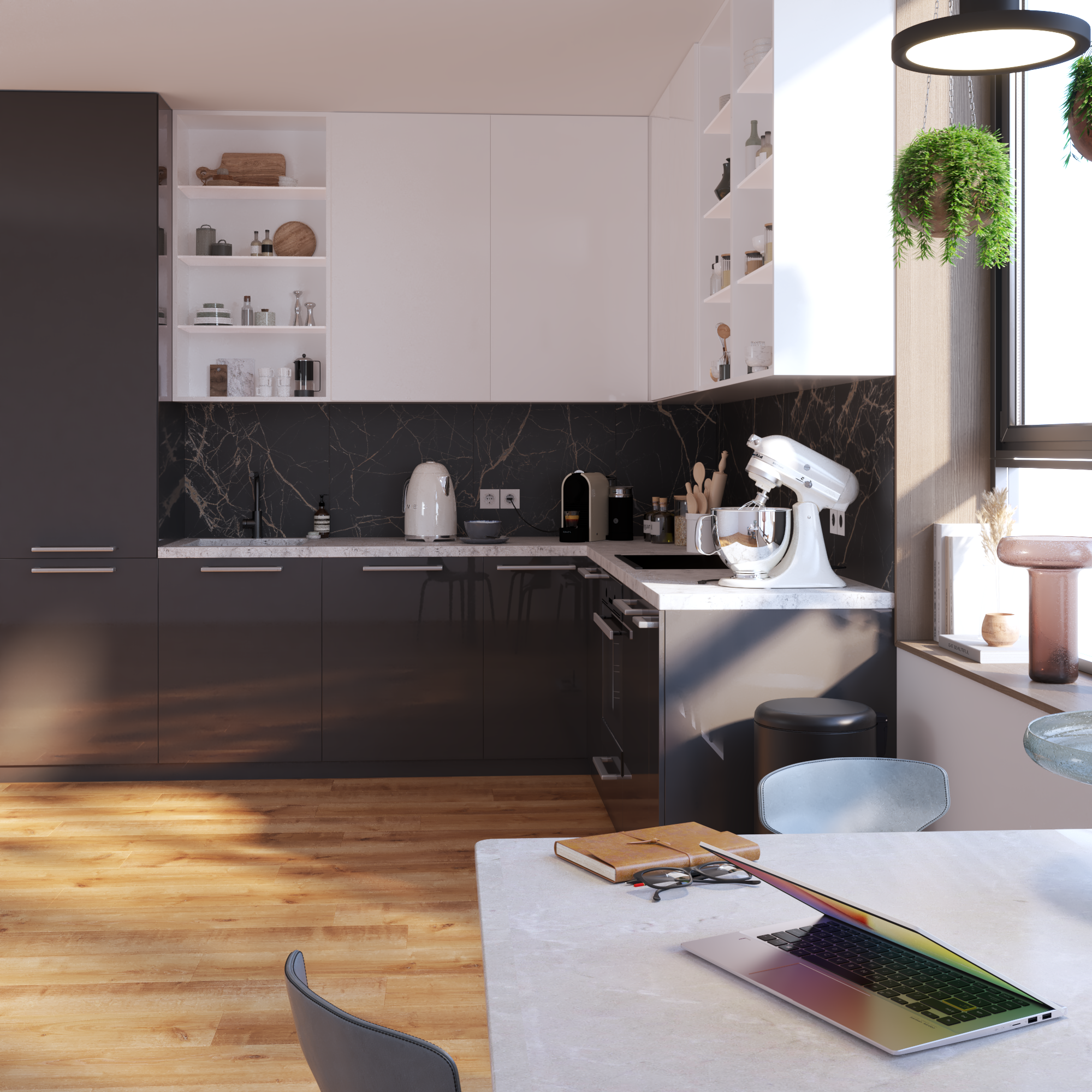 Pavimento laminato effetto legno larice chiaro, resistente all'acqua, AC5 classe 33, sp. 10 mm, ARTENS Westport, 1.72 m² - 3