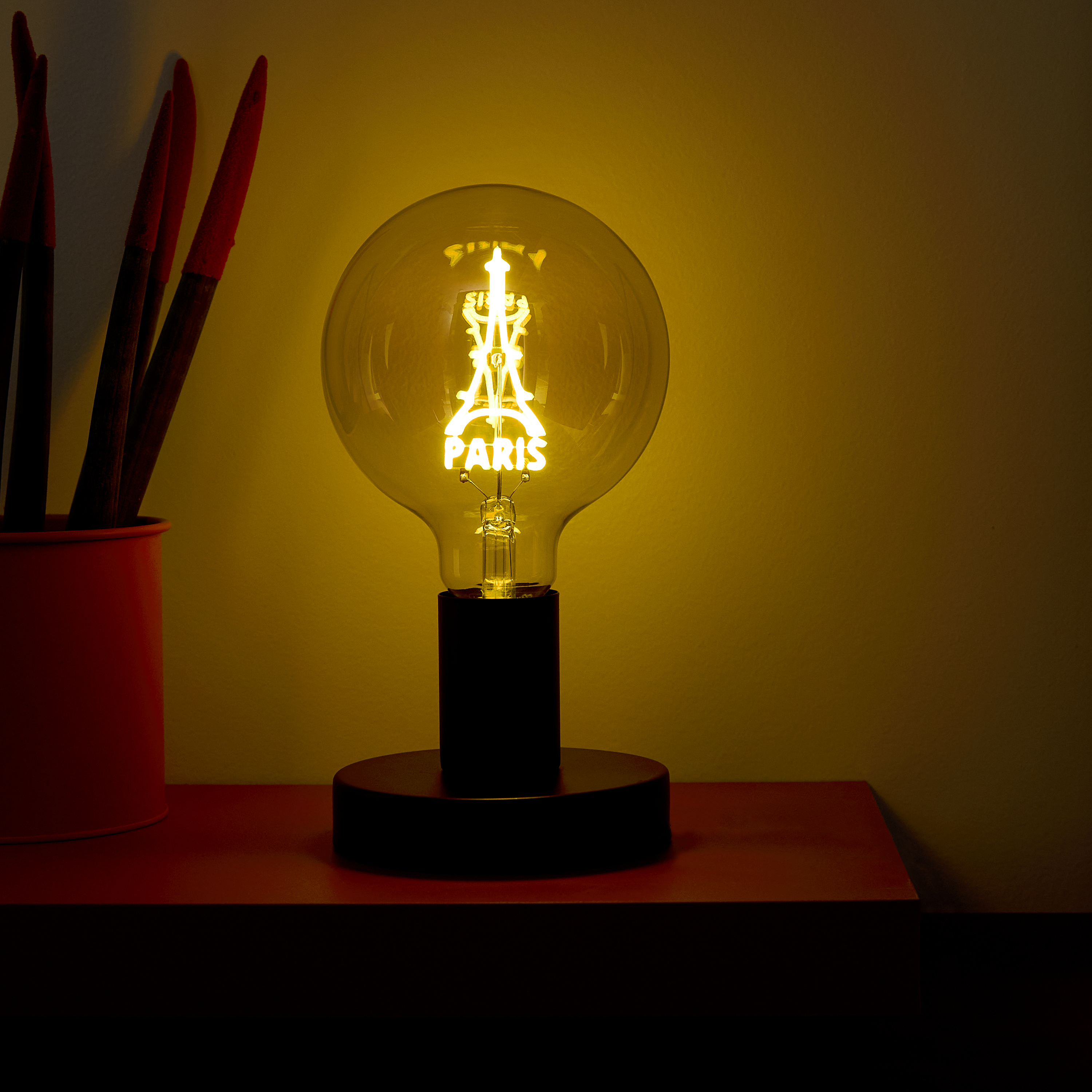 Ampoule led décorative E27, 136lm, tour Eiffel, LEXMAN - 2