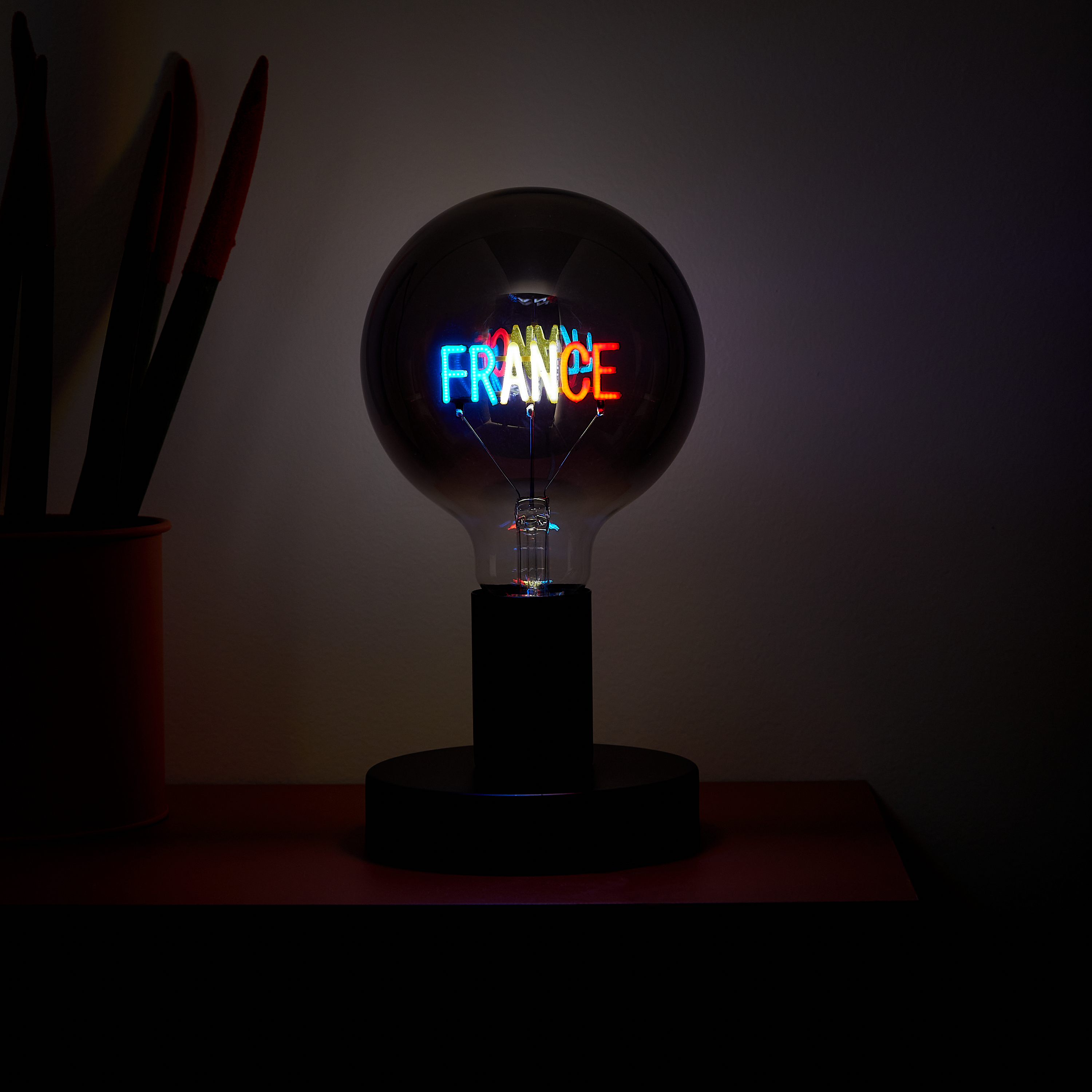 Ampoule led décorative E27, 40lm, drapeau français, LEXMAN - 2