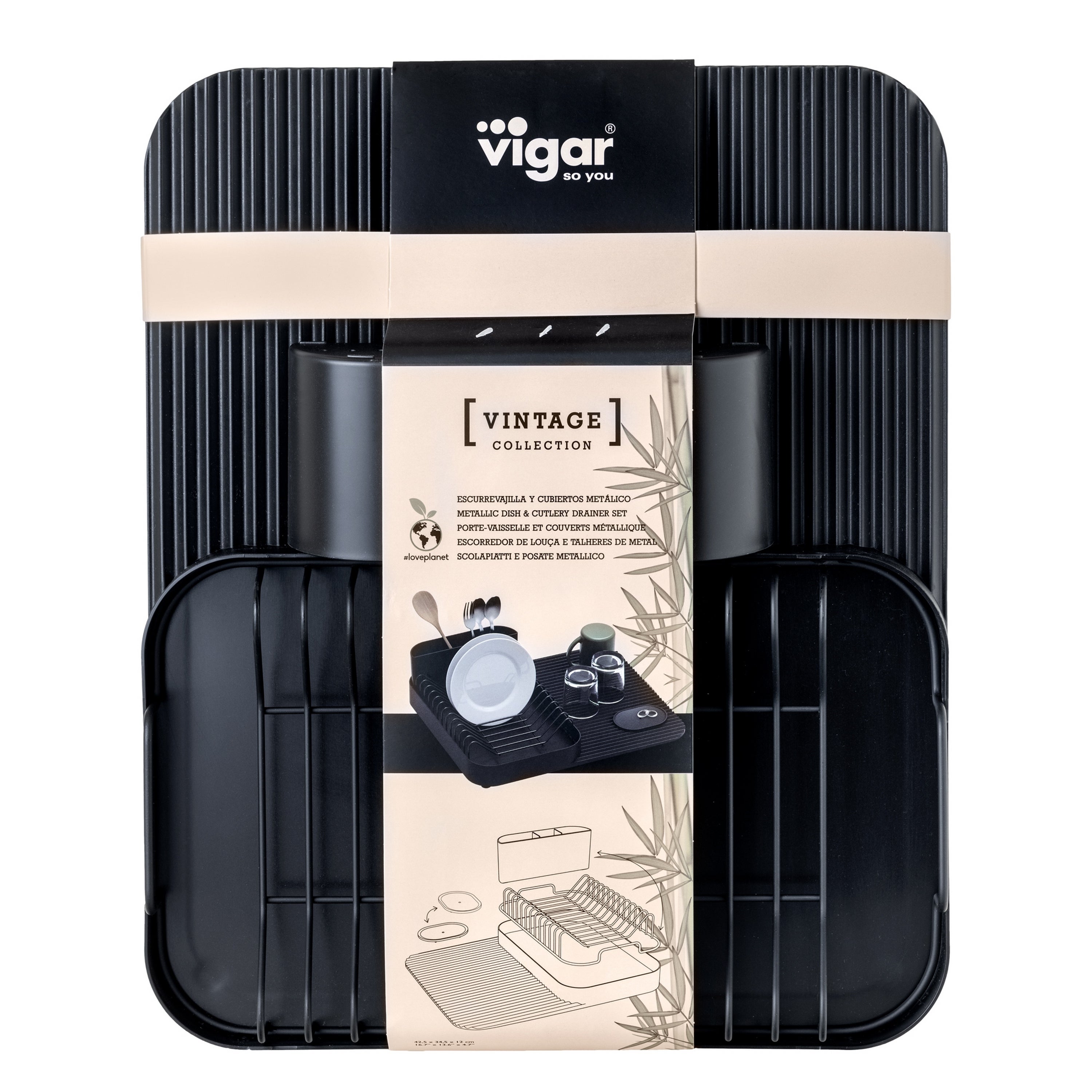 Escorredor metal Vintage Vigar - 6