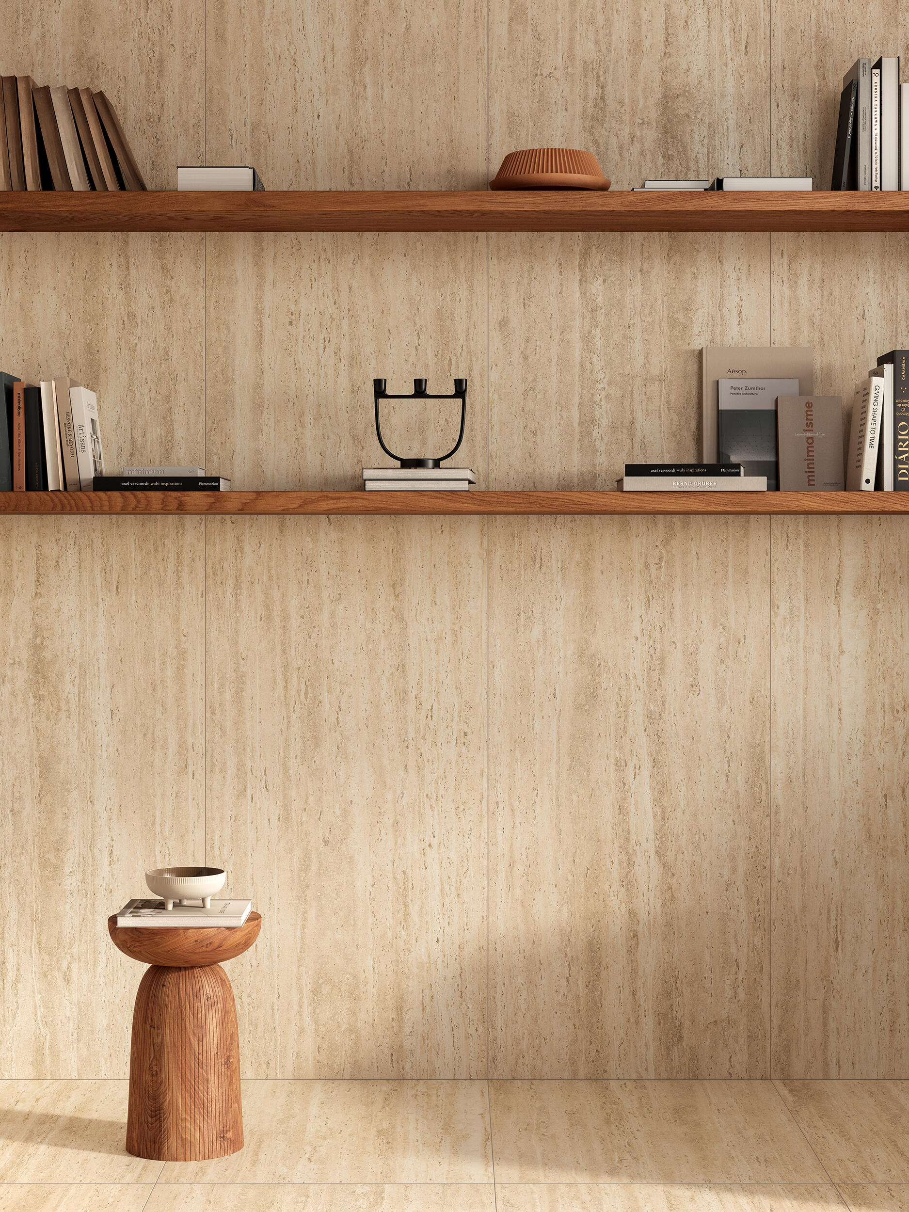 Piastrella da pavimento e rivestimento interno ed esterno 60 x 120 cm Sp. 9 mm rettificato Pompei in gres porcellanato smaltato sabbia opaco traffico intenso (pei 4/5) R10 1.44 mq - 2