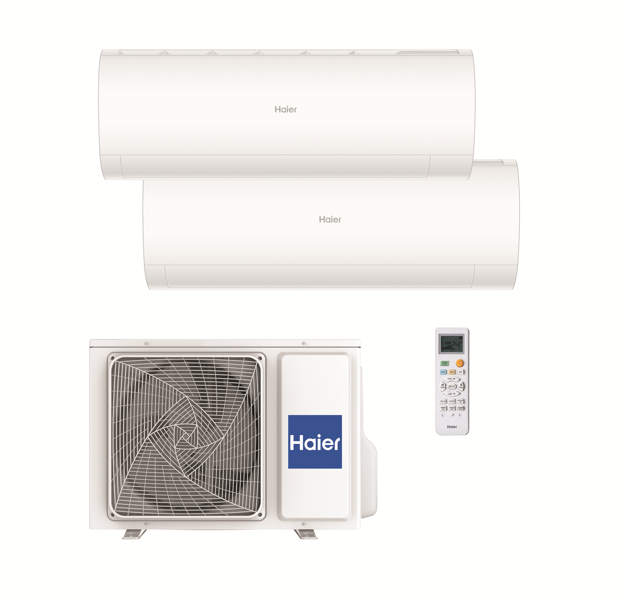 Aire acondicionado 2x1 haier perla a+++ wifi 2000+2000 fg