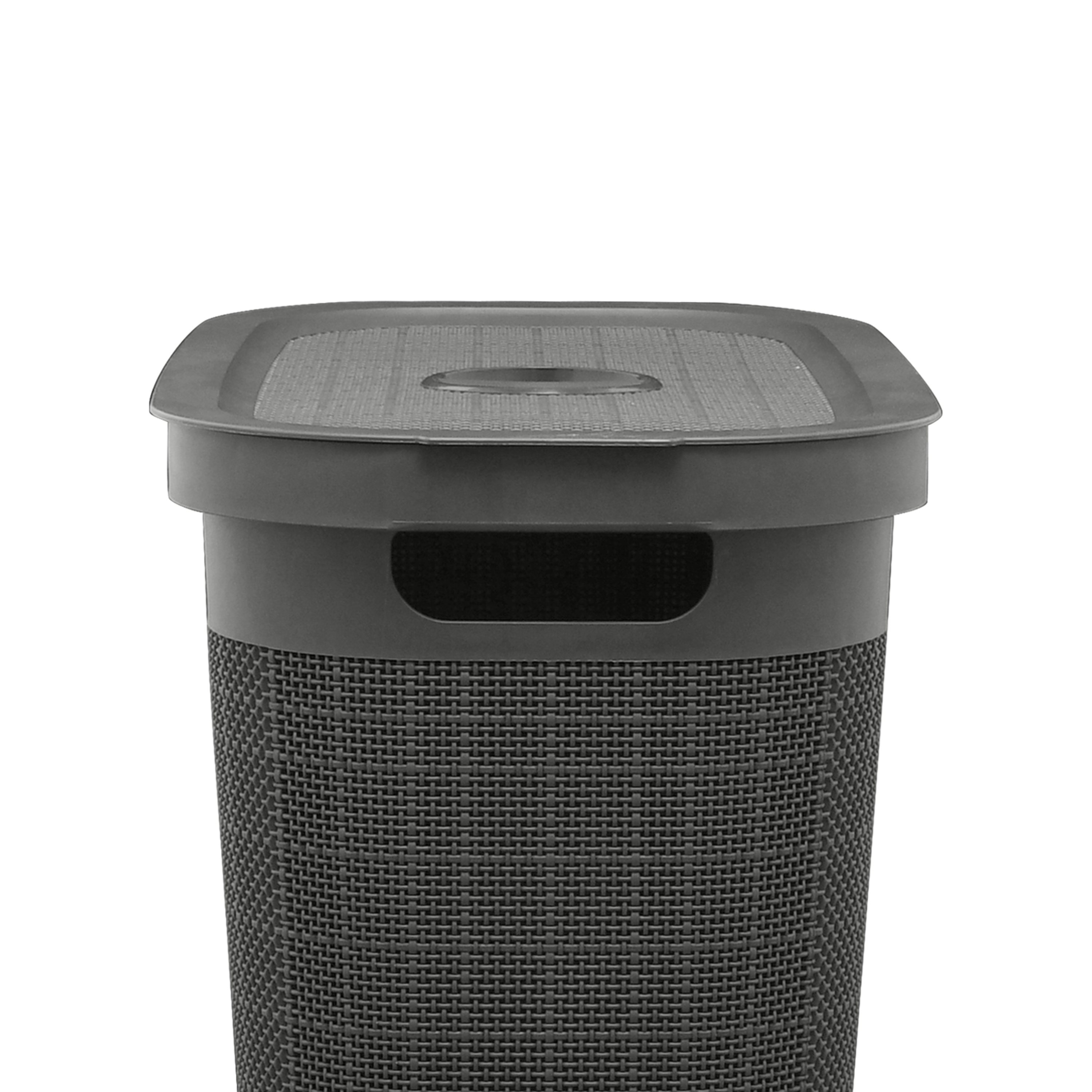 Cesto roupa 40 lt slim preto Sensea Linen - 5