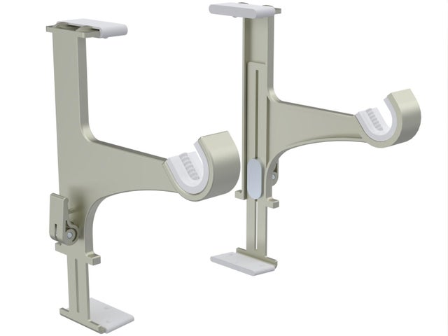 Lot de 2 supports de fixation sans perçage pour tringle à rideau Caisson volet D