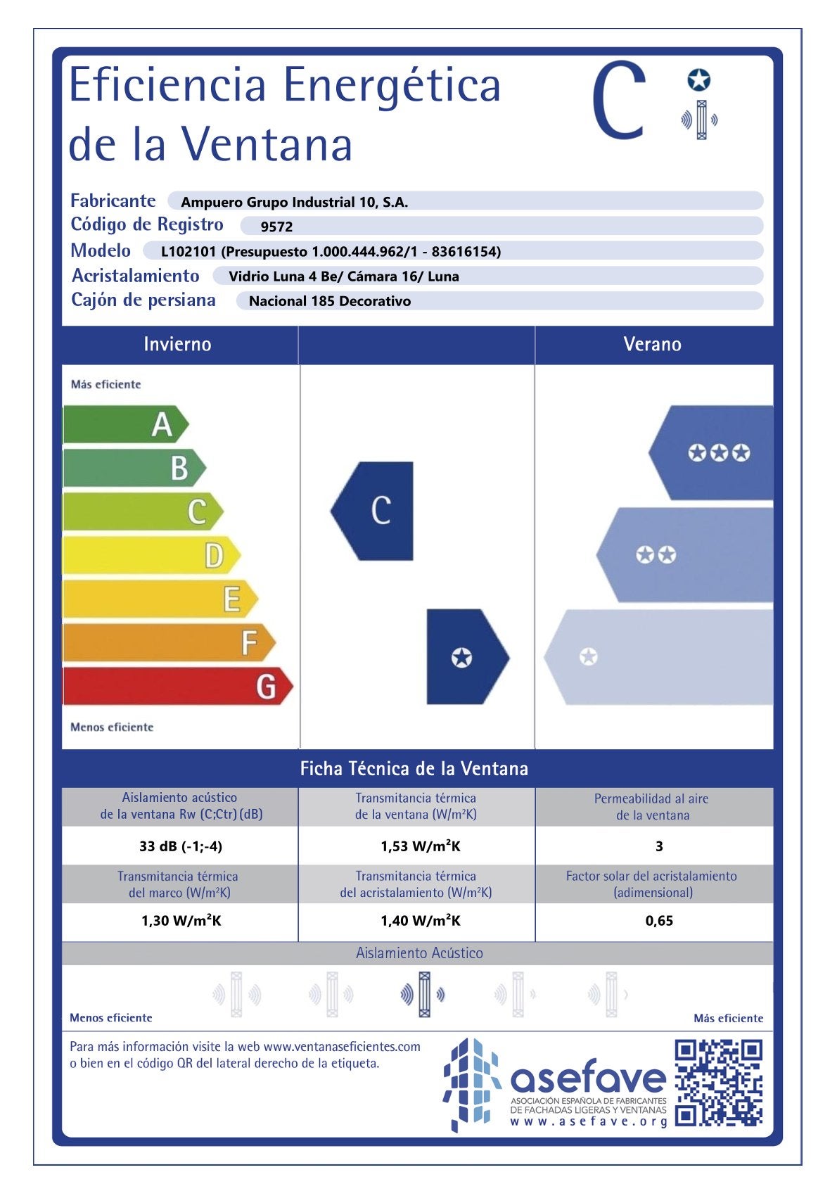 Balconera PVC ISOXA blanca oscilobatiente con persiana izquierda 85X229 cm - 23