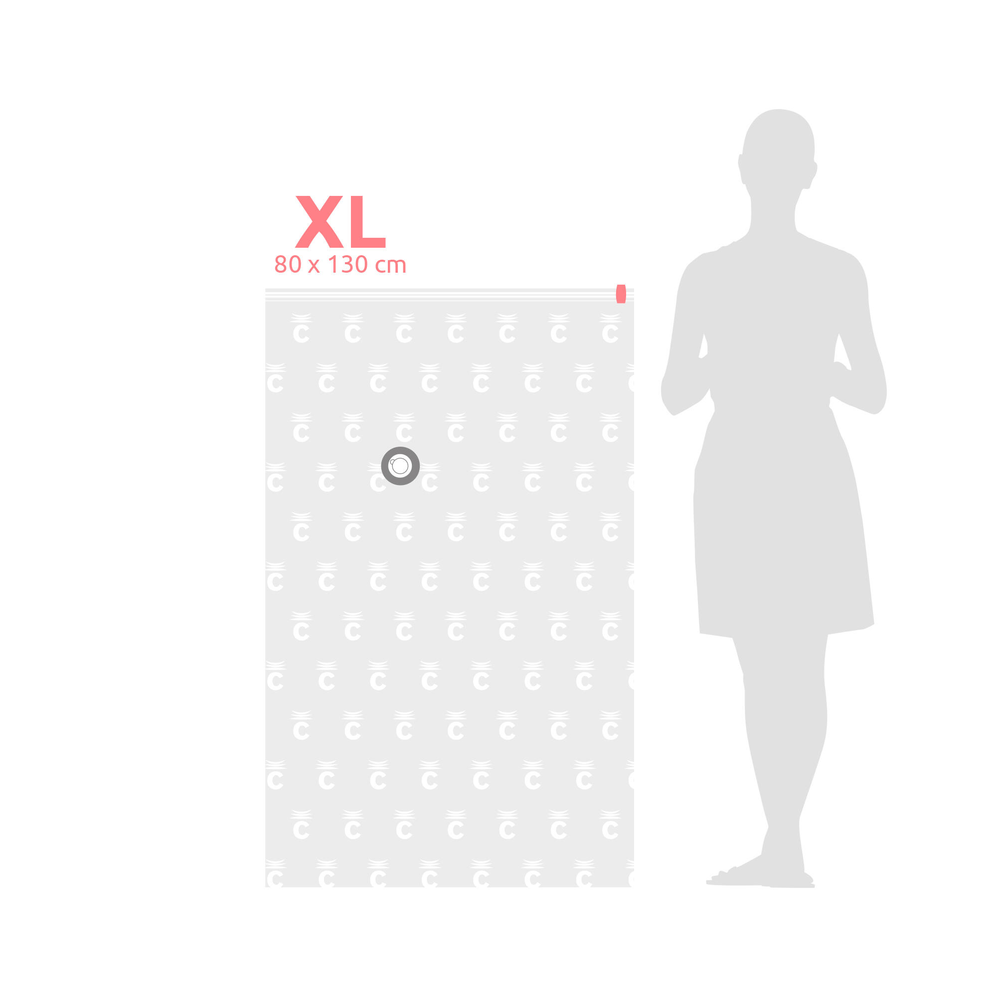 Lot 2 sacs sous vide Aspispace XL 130x80cm Compactor - 3