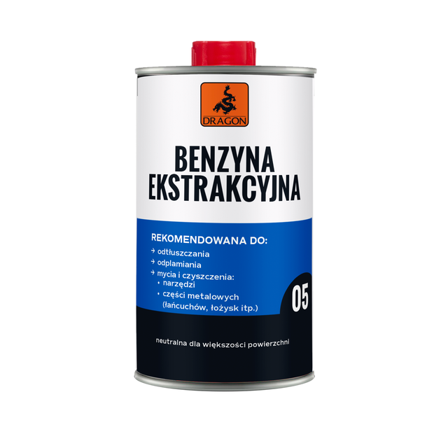 Rozpuszczalnik BENZYNA EKSTRAKCYJNA 0.5 l DRAGON