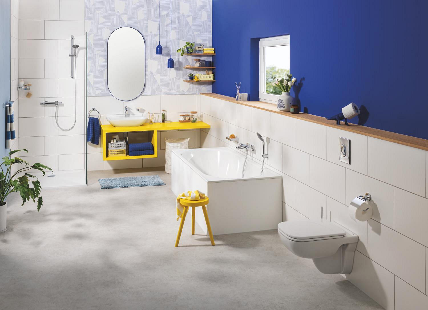 Placa de acionamento 15,6x19,7 cm cromado Grohe Start - 4