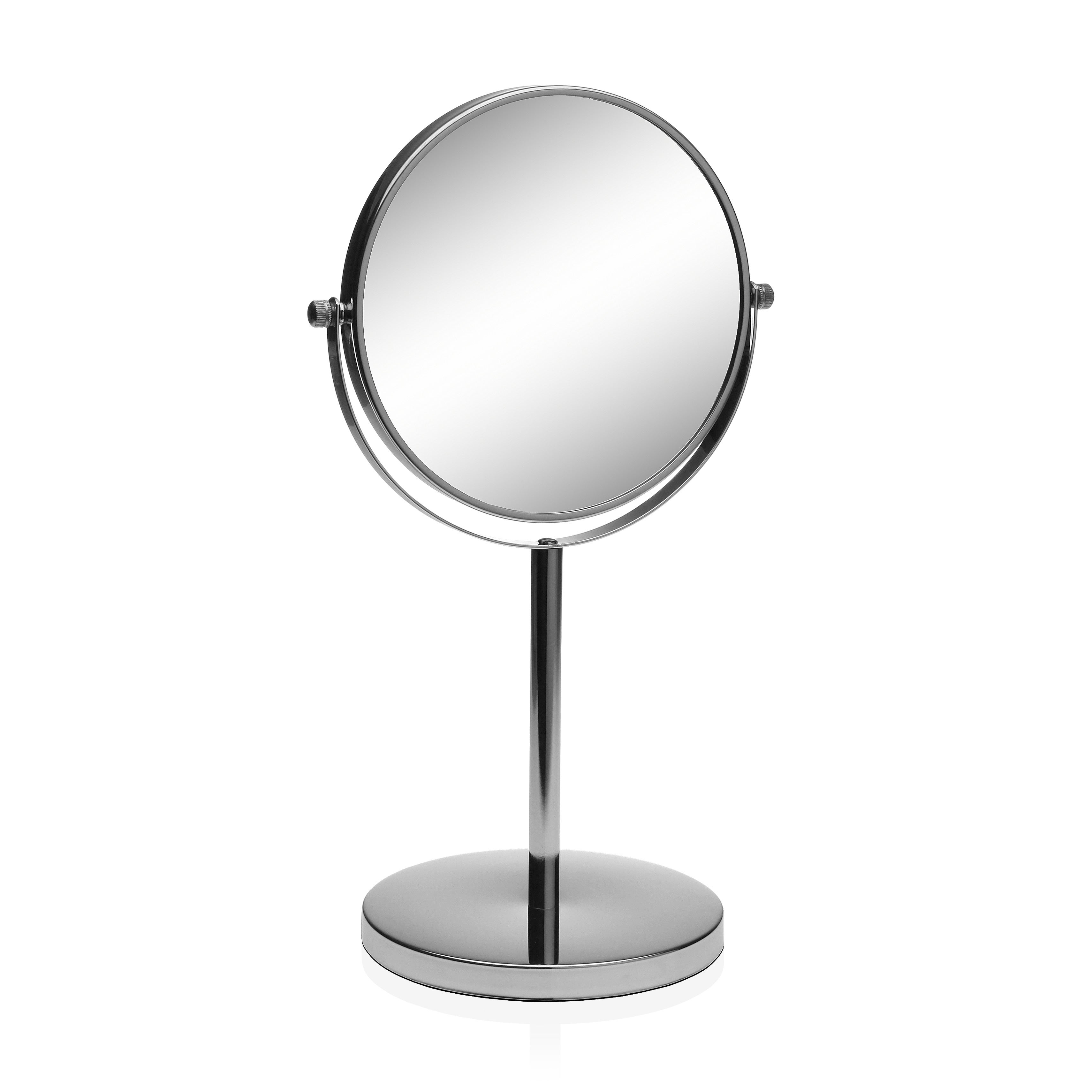 Espejo cosmético de aumento x 10 gris / plata