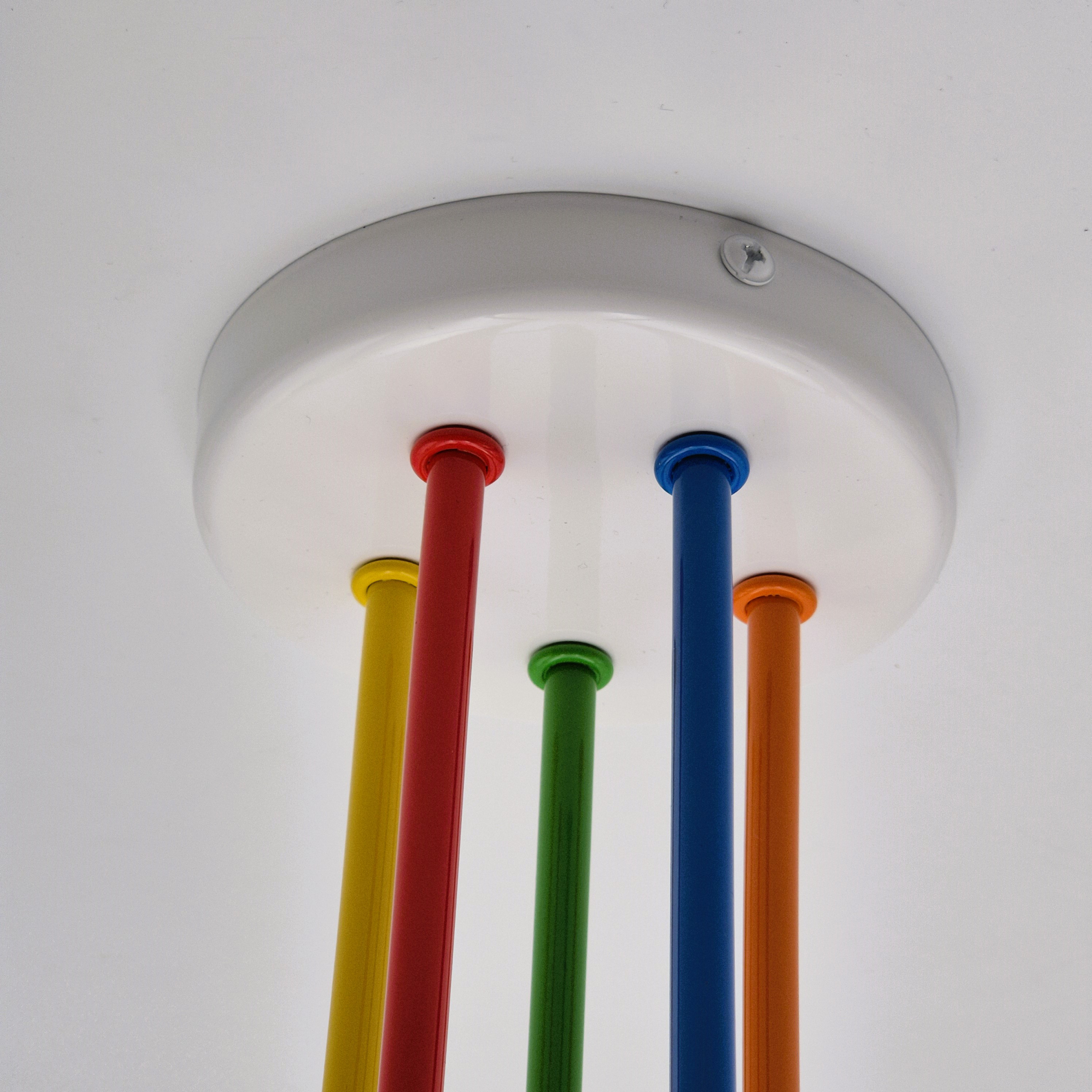 Lampa wisząca Domino multikolor 5 x E27 Lamkur - 8