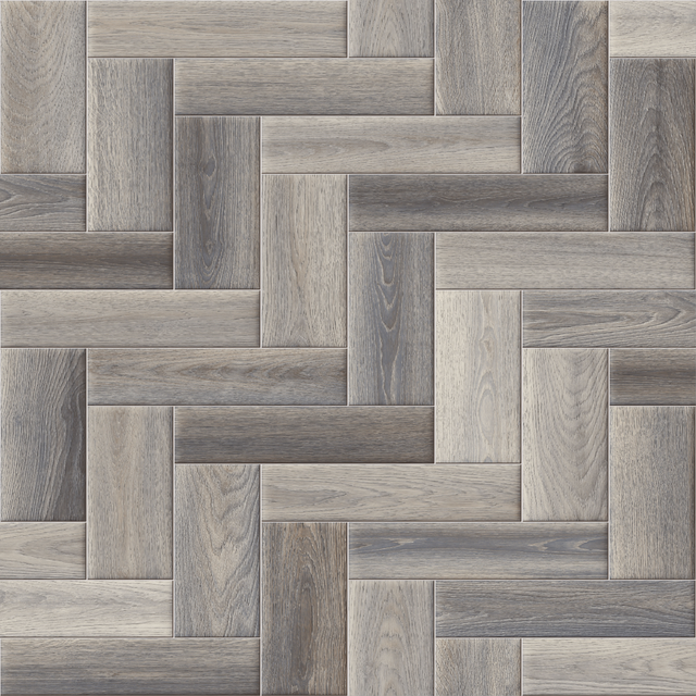 Wykładzina PCV Fiesta Latina Diana Wood szara jodełka 2m