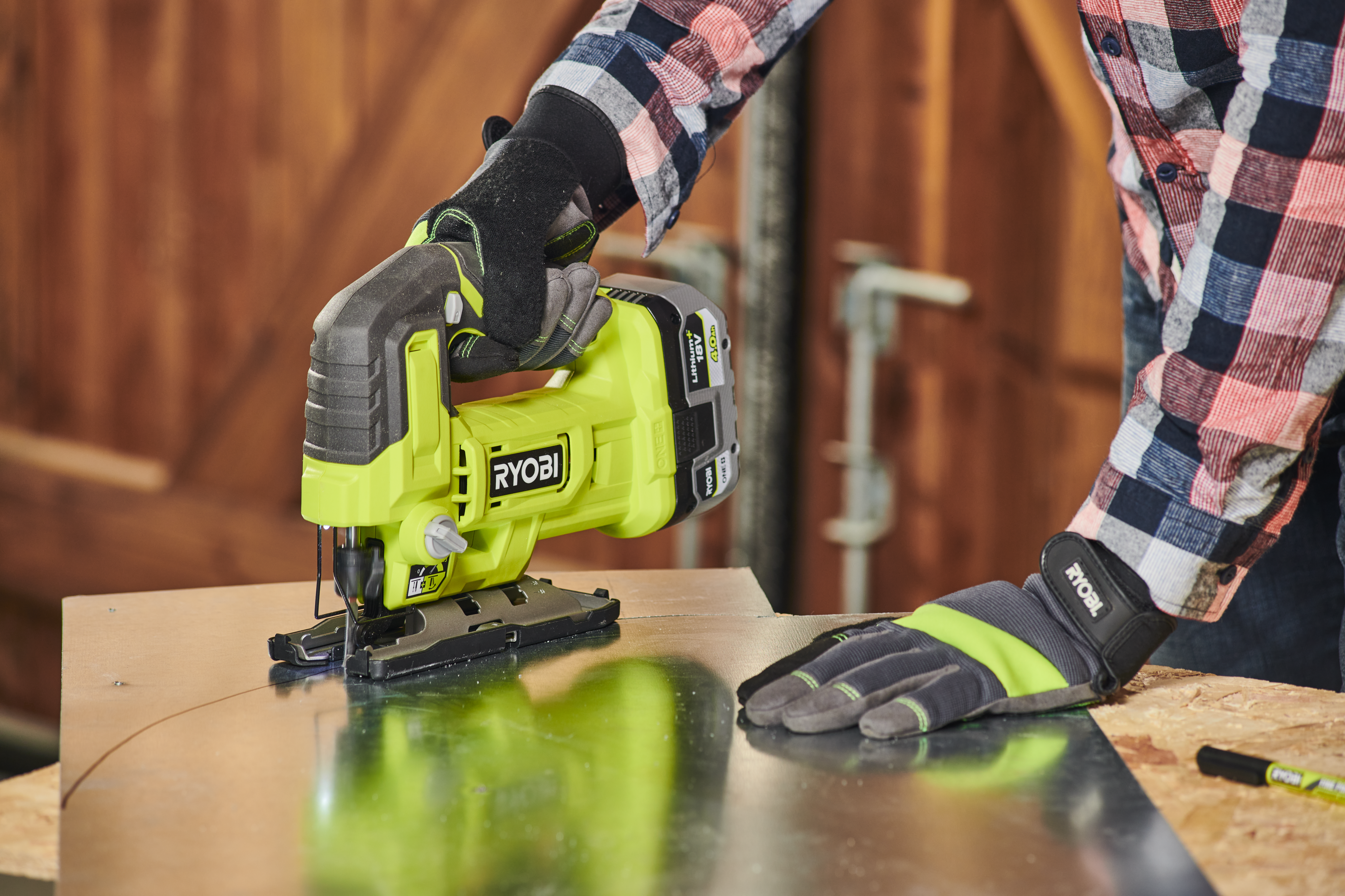 Wyrzynarka akumulatorowa Ryobi One+ Ryobi RJS18-0 18V - 5