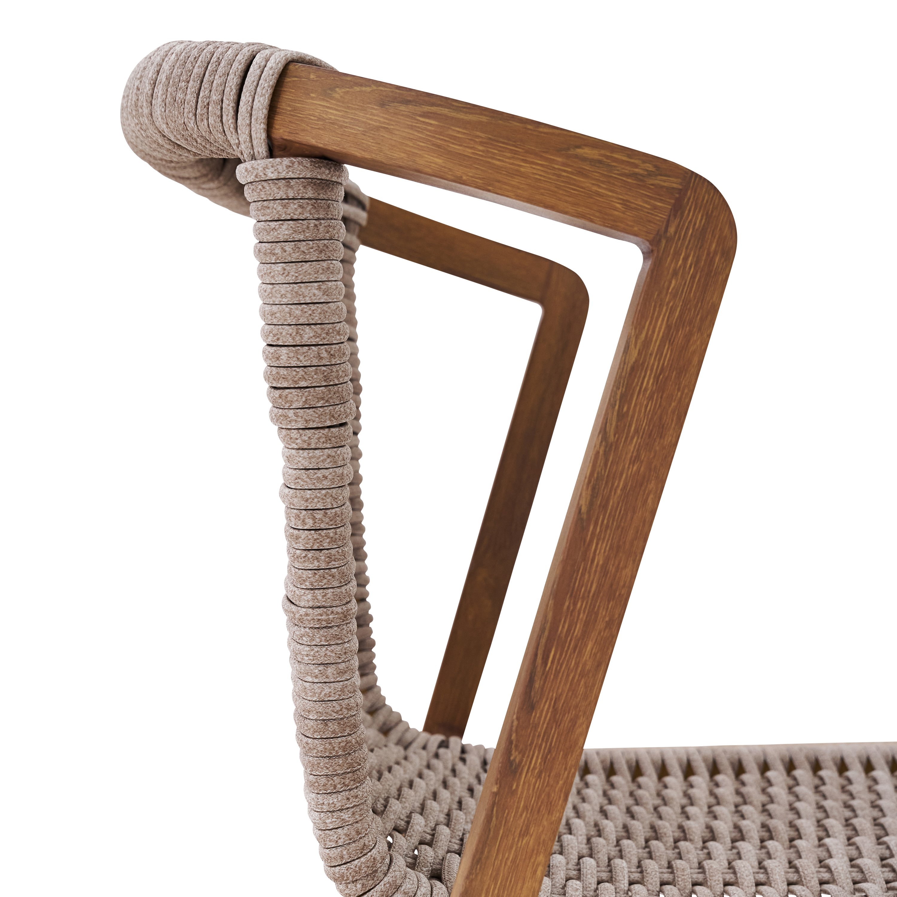 Chaise en aluminium et résine effet naturel Gaia NATERIAL - 10