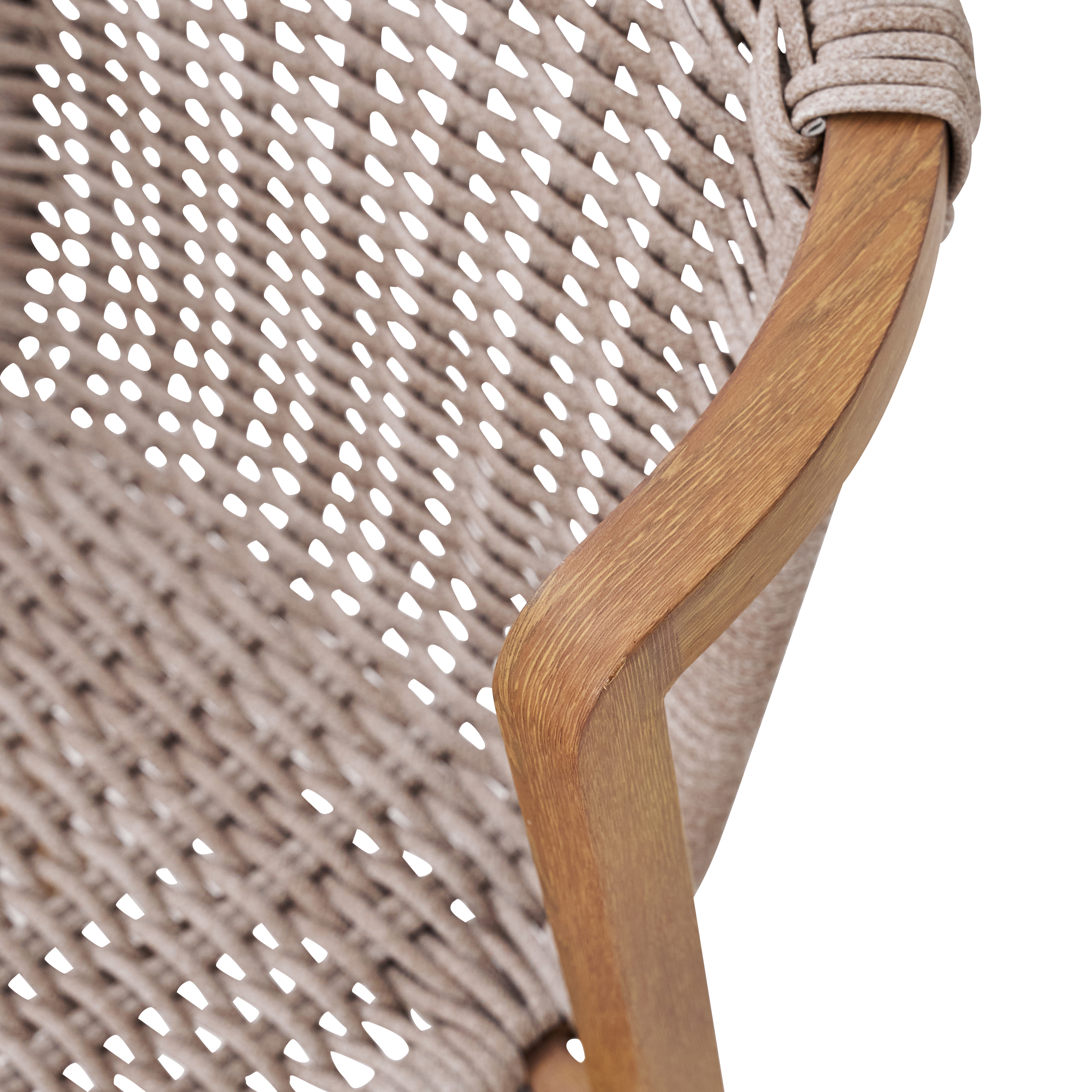 Chaise en aluminium et résine effet naturel Gaia NATERIAL - 9