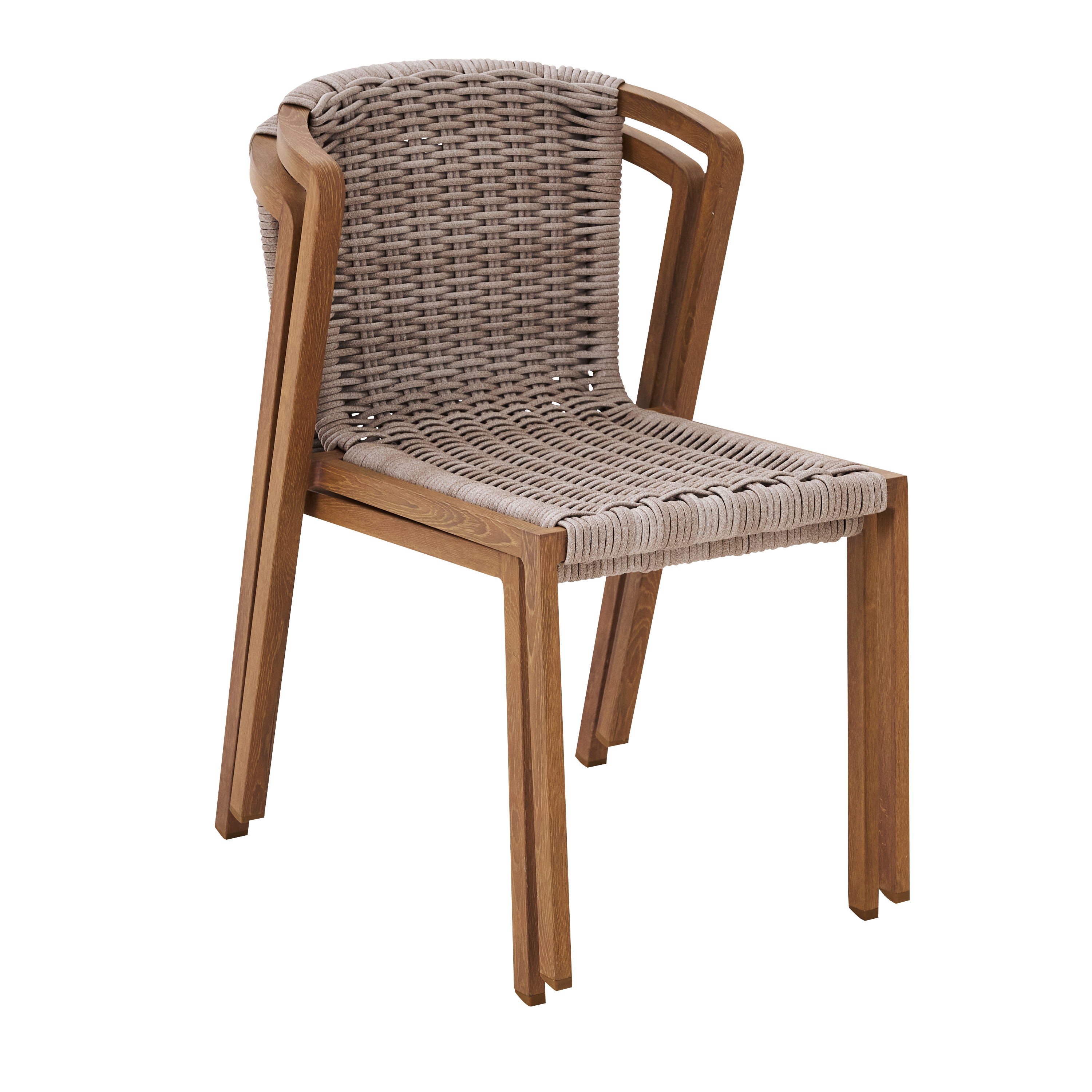 Chaise en aluminium et résine effet naturel Gaia NATERIAL - 6