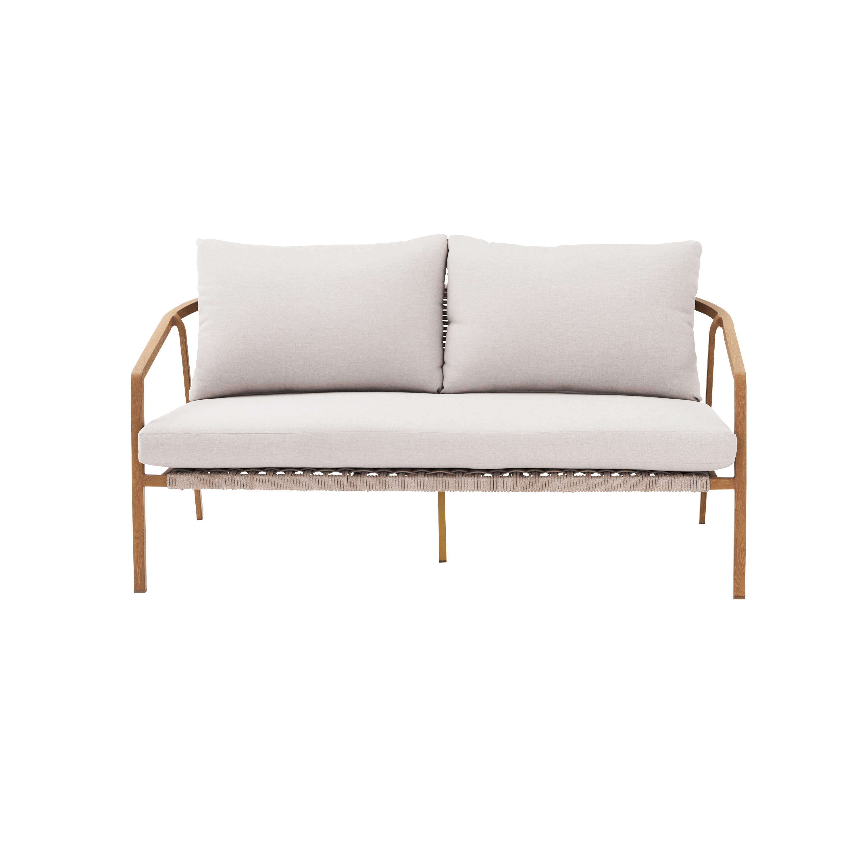 Salotto da giardino Gaia NATERIAL in n/a beige con cuscini in olefina beige per 4 persone - 15