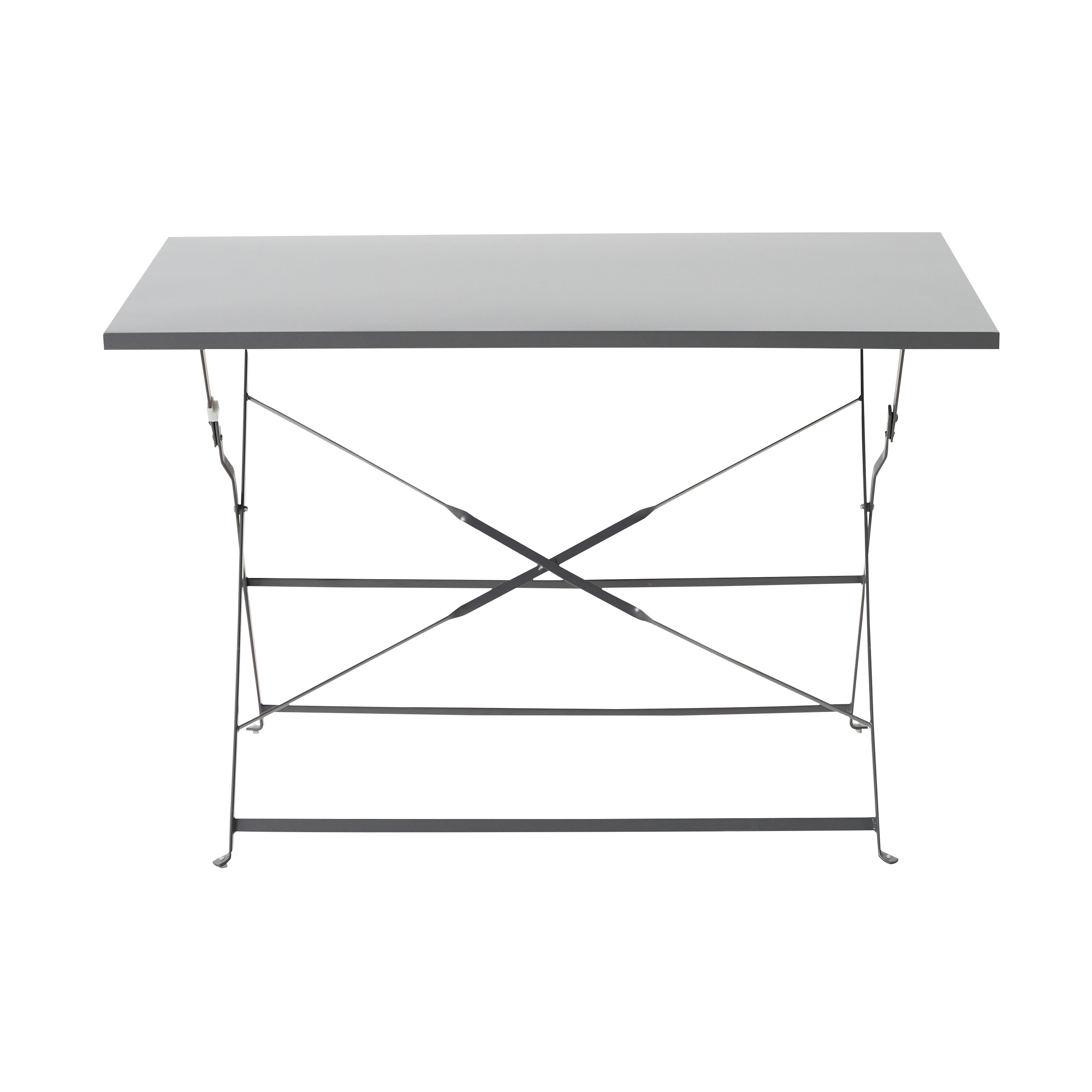 Mesa de refeição dobrável em aço 110x70 cm antracite Naterial Flora - 10