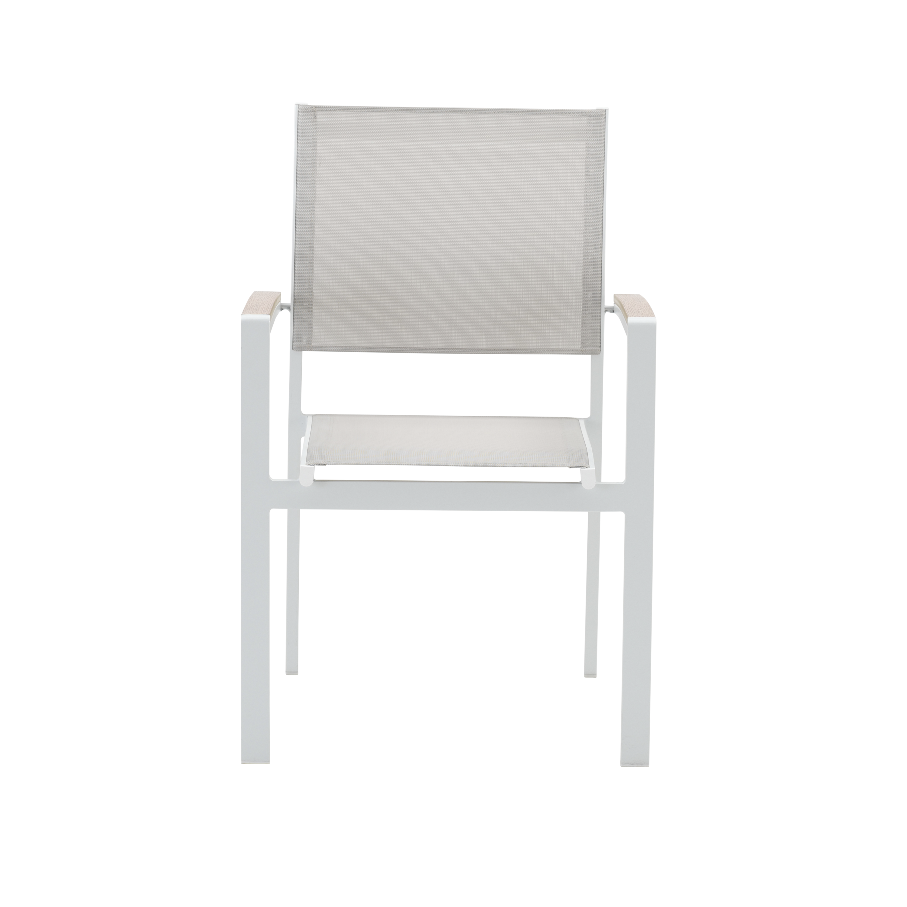Sillón de jardín sin cojín de aluminio Clara blanco - 7