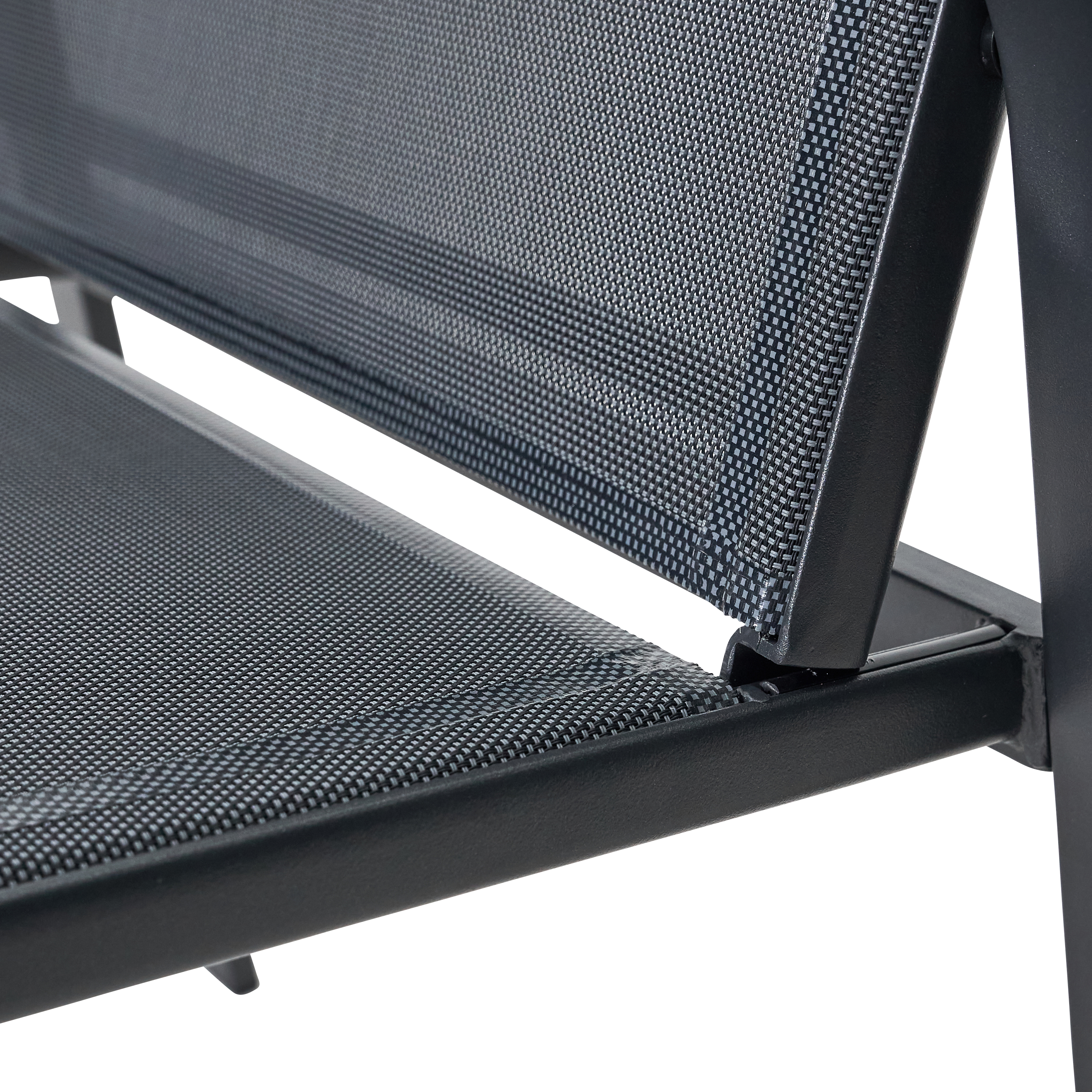 Salon de jardin 4 places en acier et textilène Beo - 7