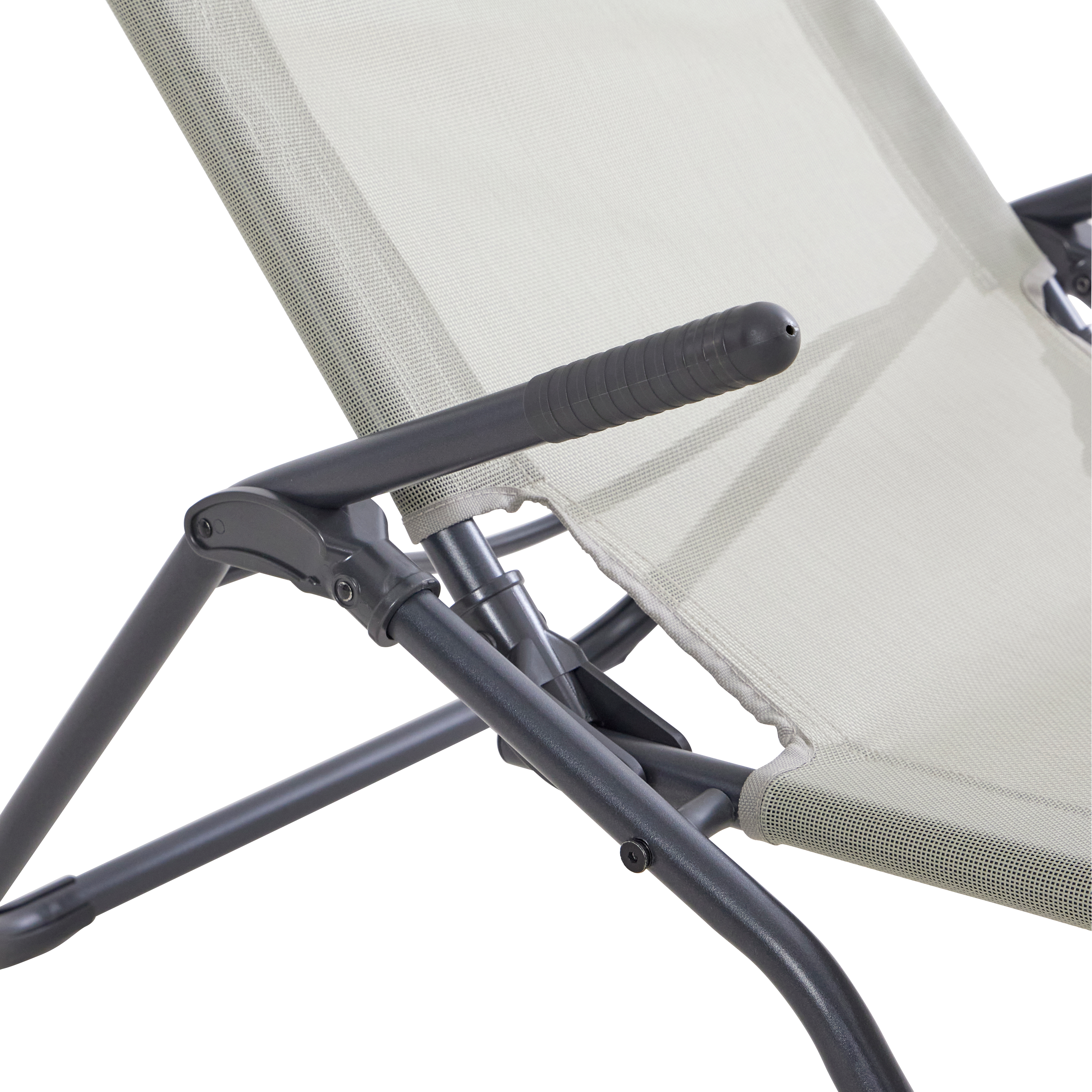 Lettino senza cuscino in acciaio verde e seduta verde - 6