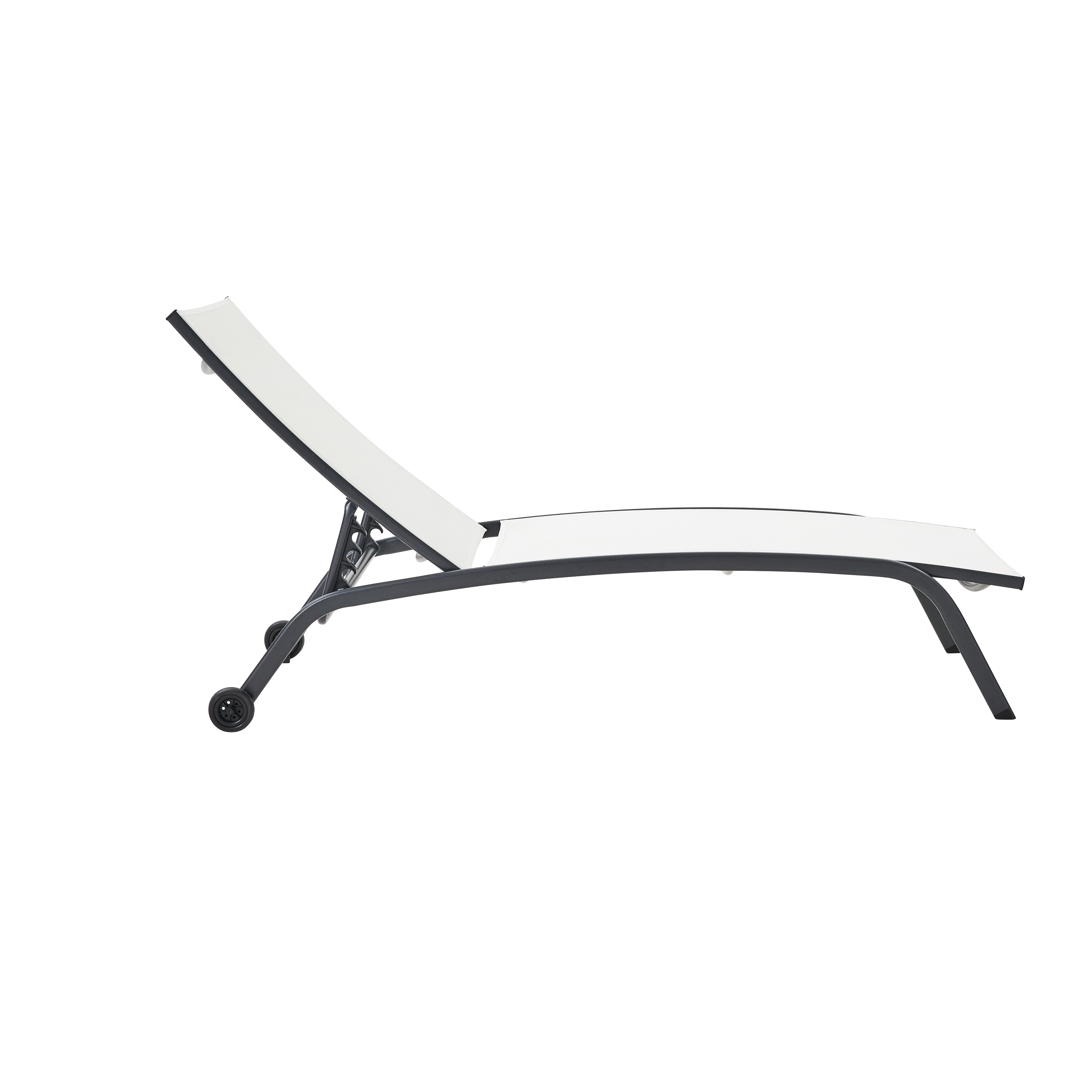 Bain de soleil RIVERA 4 positions blanc - 2