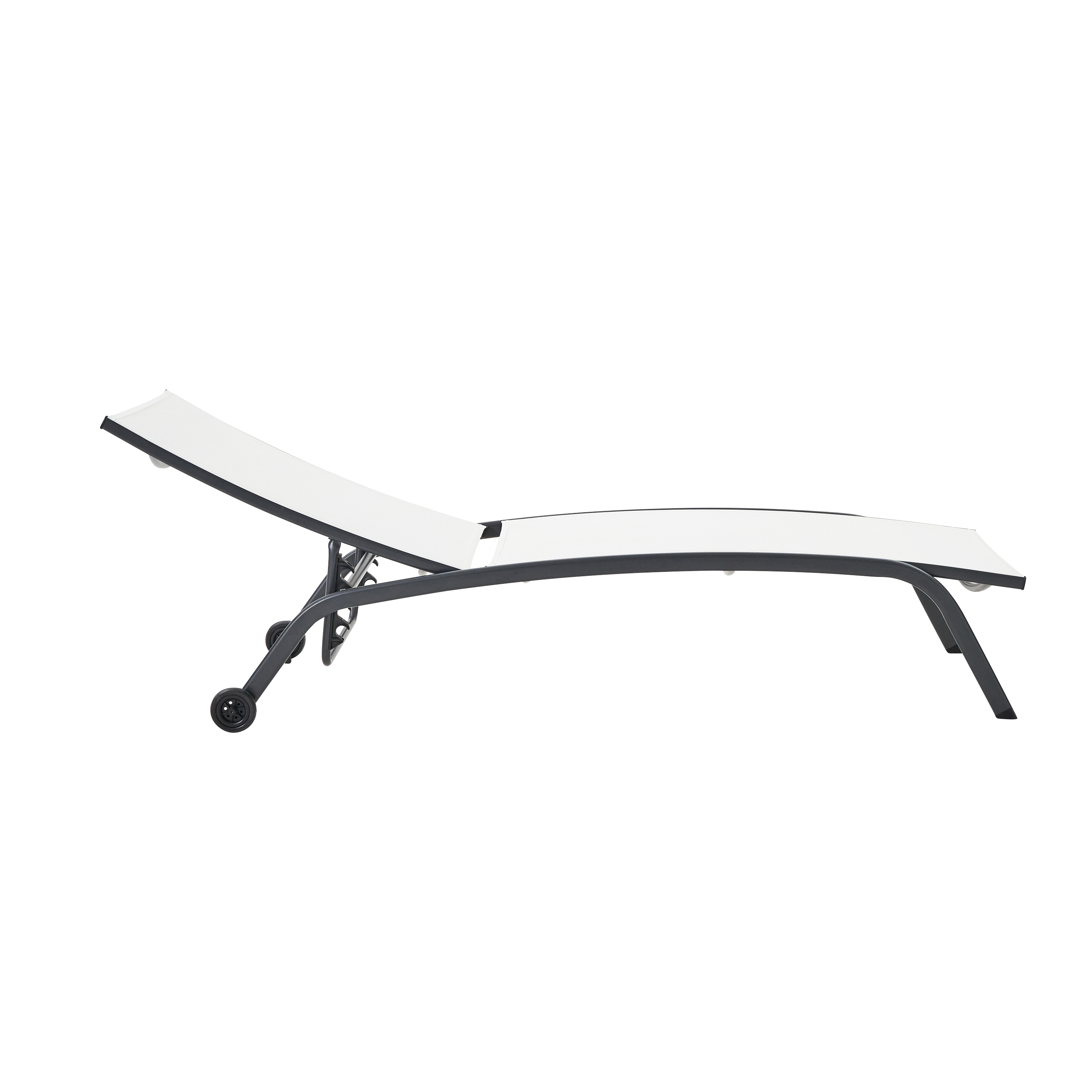 Bain de soleil RIVERA 4 positions blanc - 3