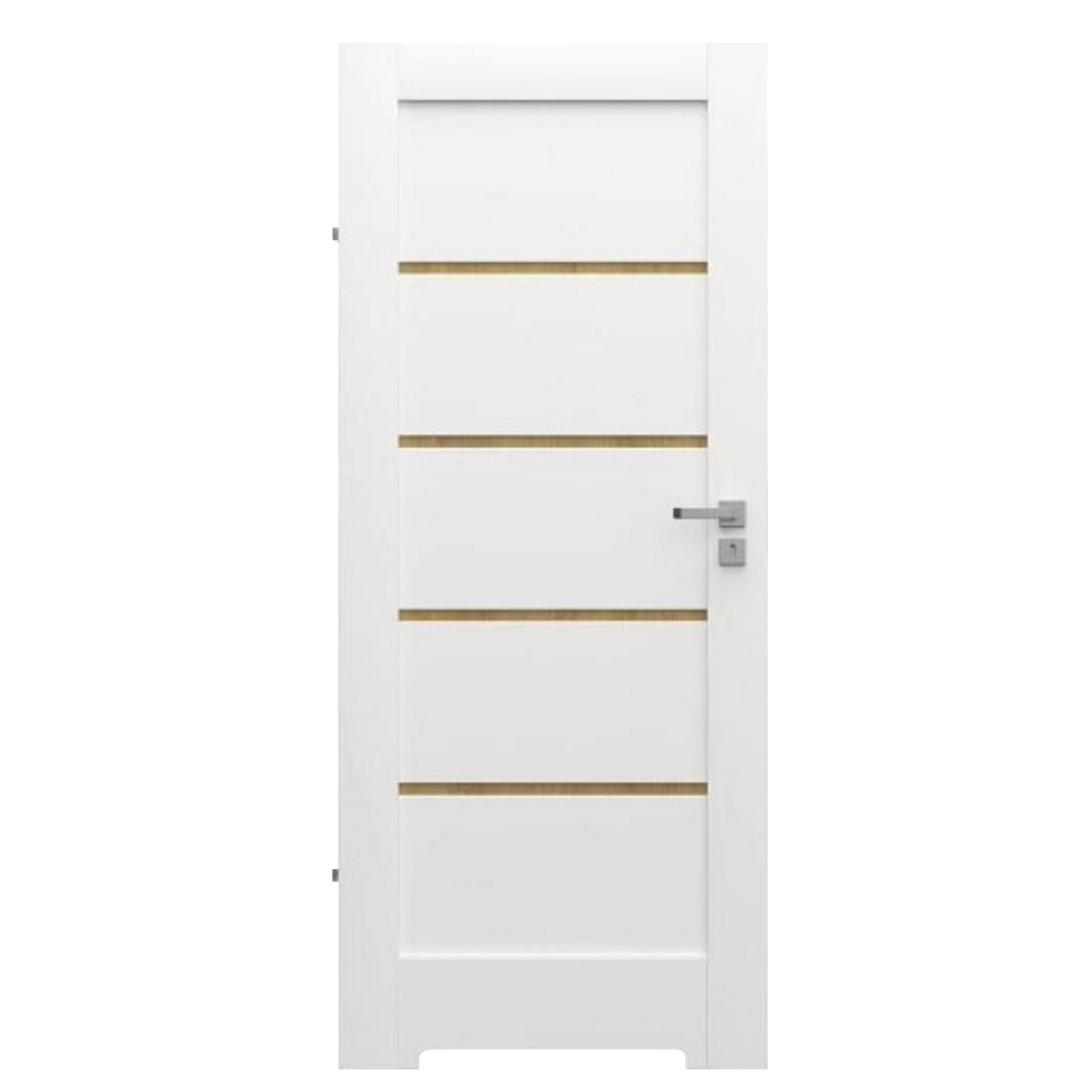Drzwi wewnętrzne pełne Home G0 Białe 80 Lewe Porta
