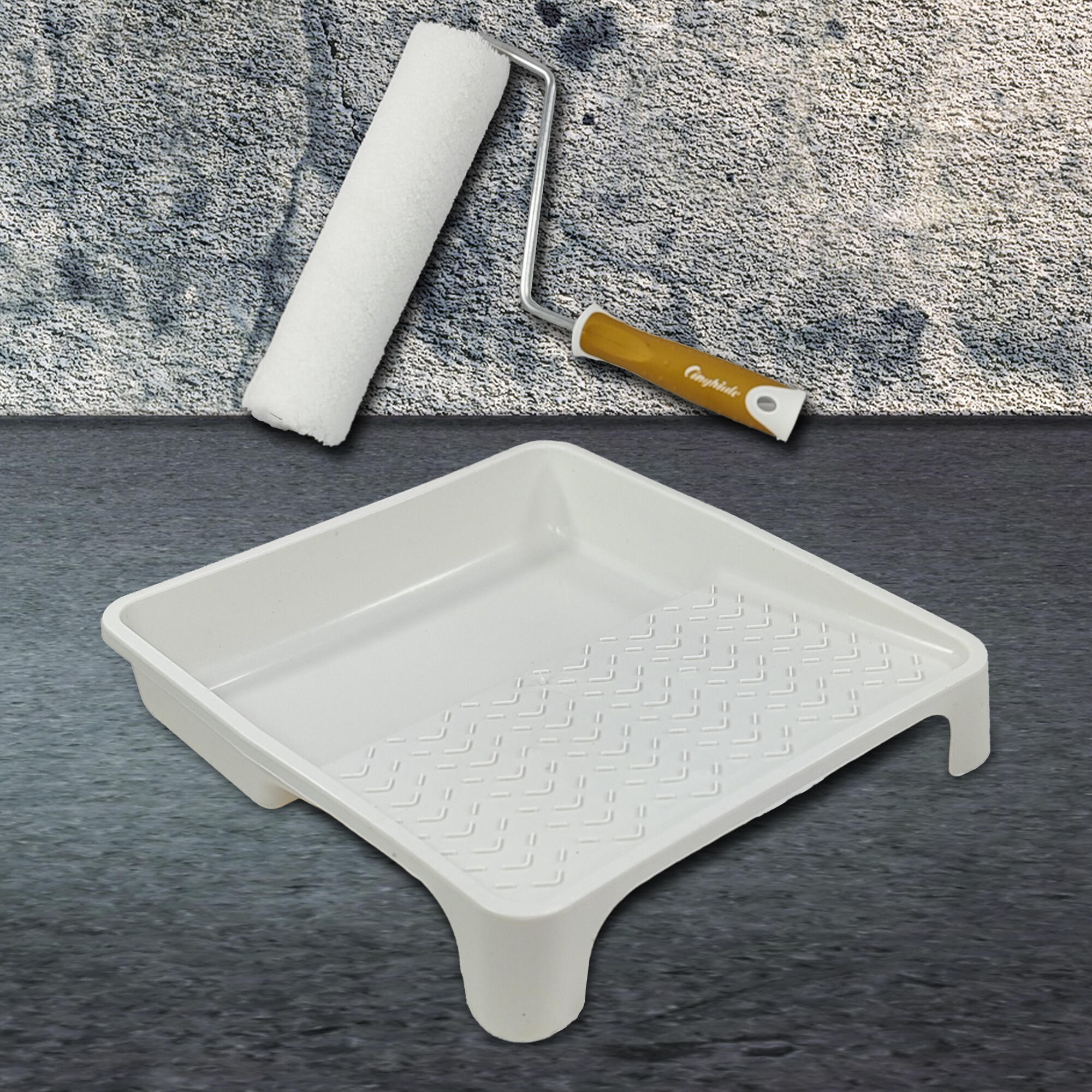 Recipiente per pittura per rullo XXL  bianco, L 36 x L 3.2 cm - 2
