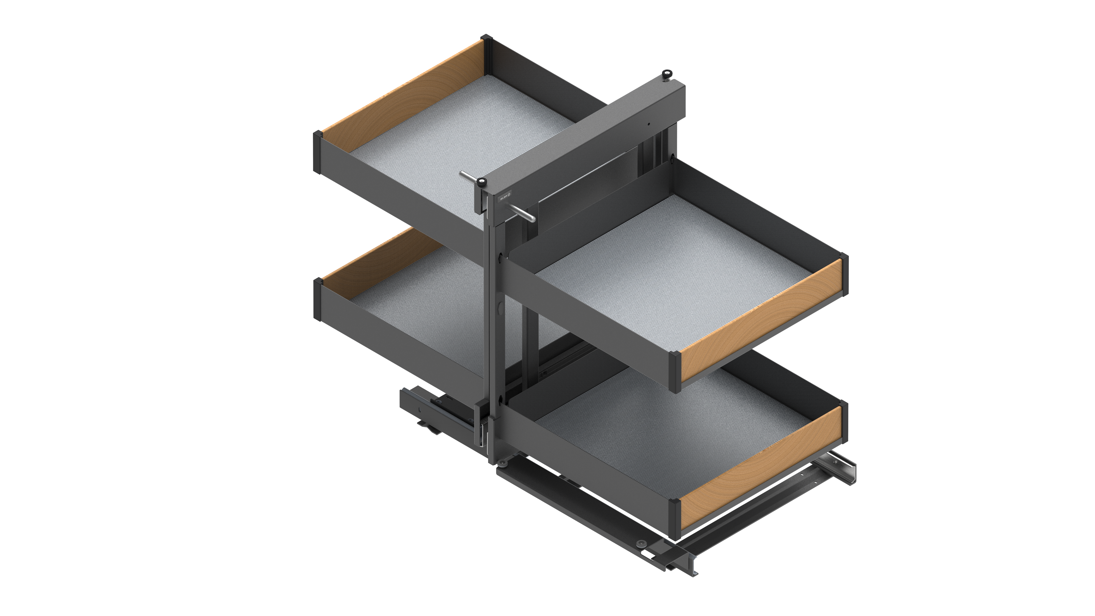 Kosz cargo Maxima Puro Corner Comfort 120 cm prawy czarny Rejs