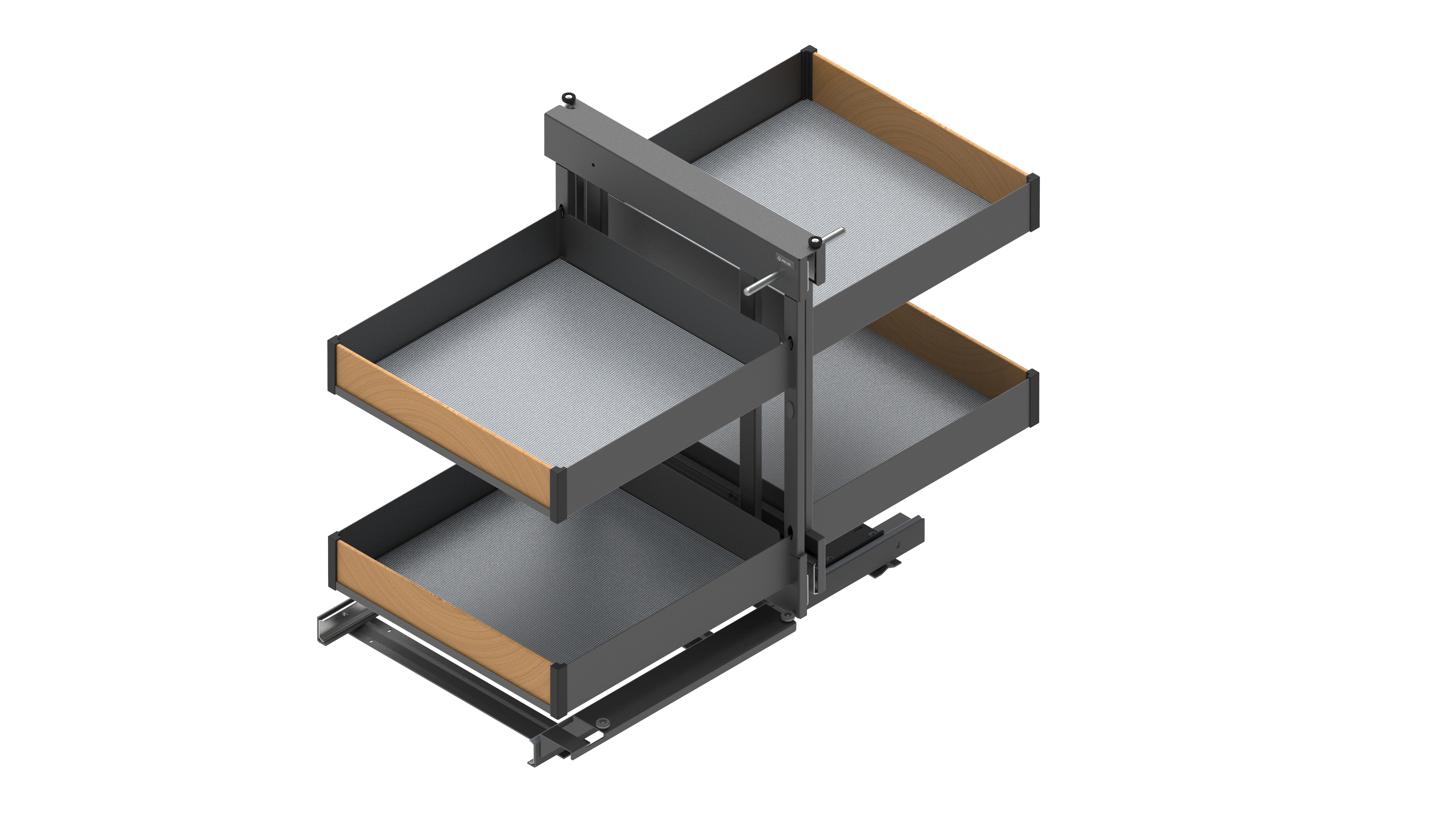 Kosz cargo Maxima Puro Corner Comfort 120 cm lewy czarny Rejs