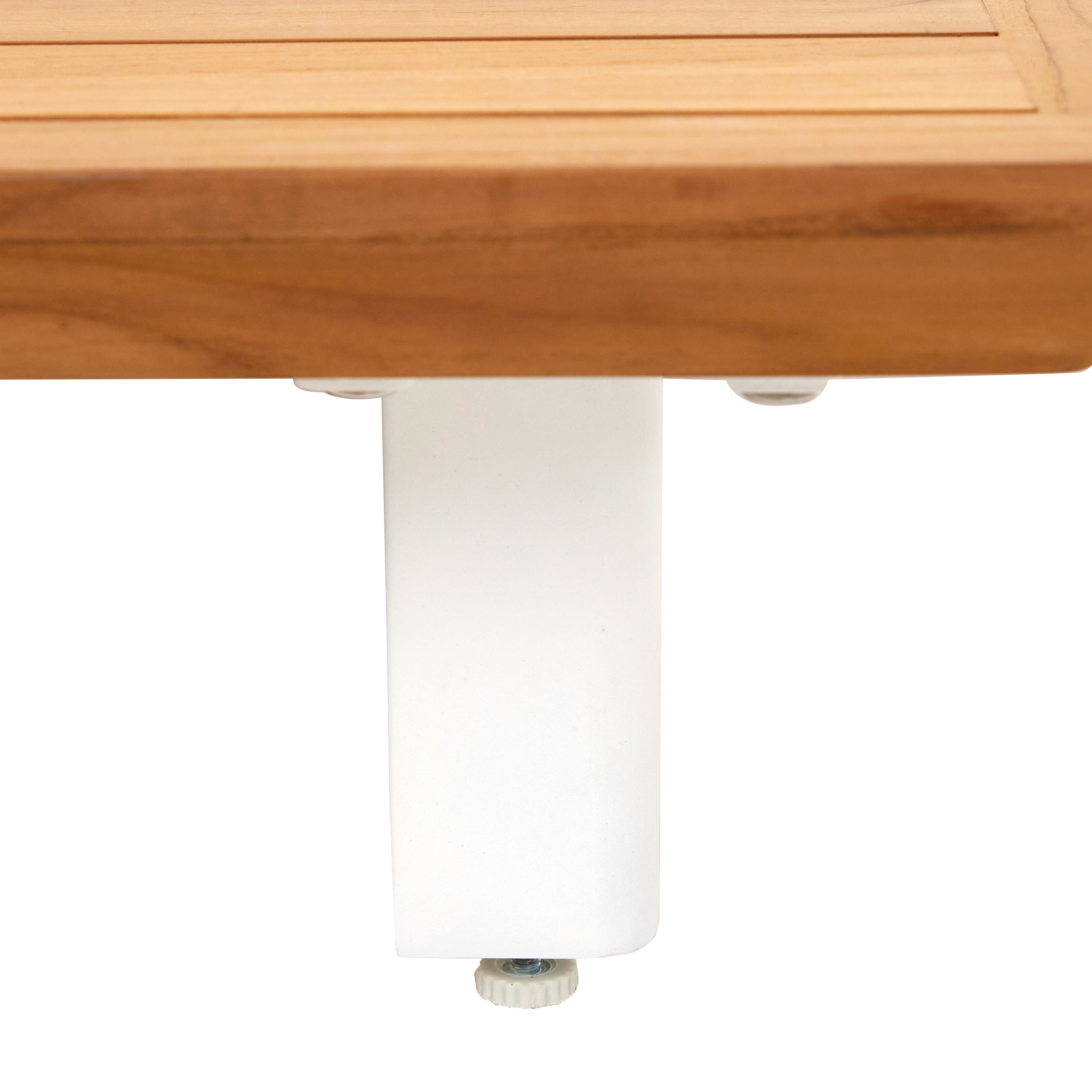 Table basse en aluminium et teck NATERIAL Duna - 12