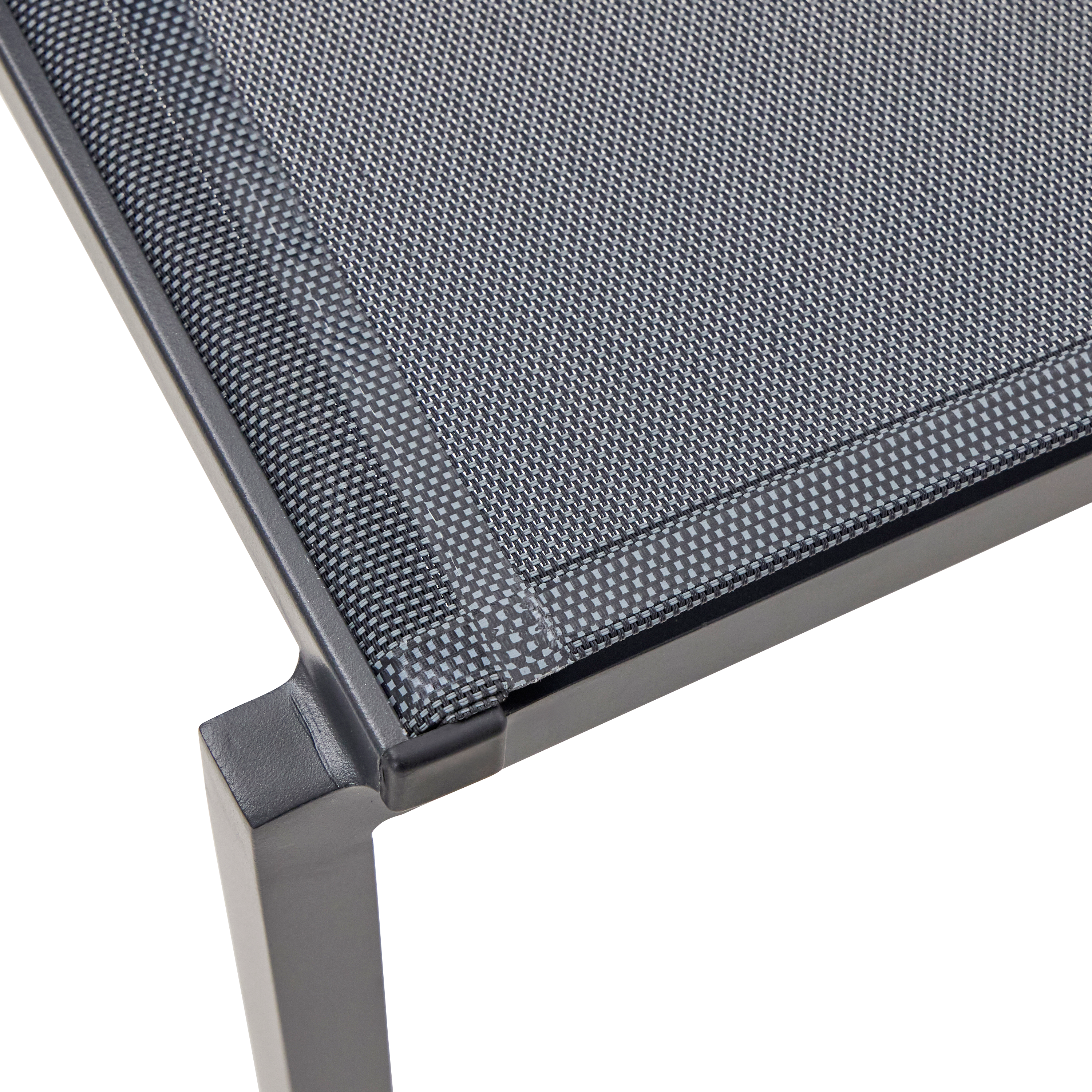 Chaise de jardin NATERIAL Lyra beta gris anthracite - 8